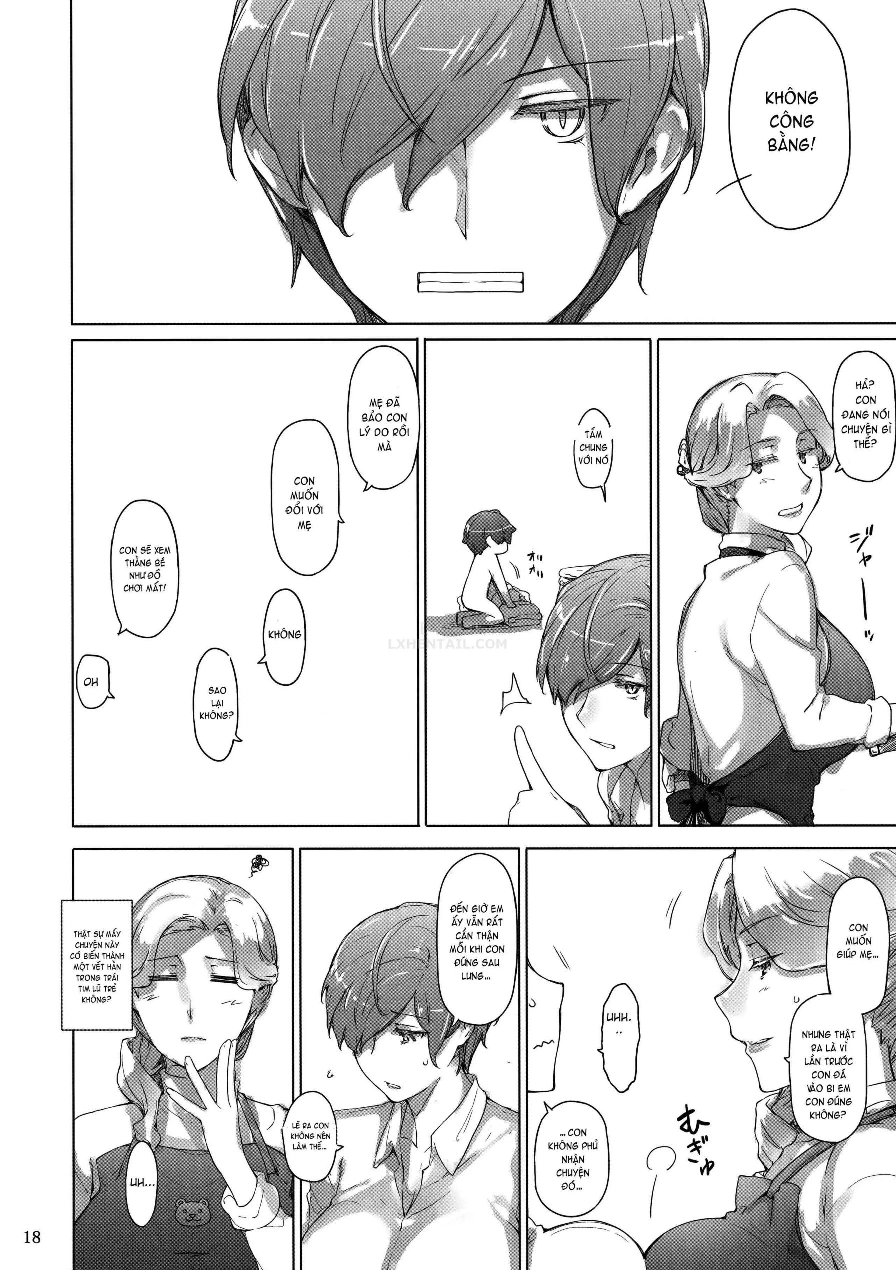 HentaiVN.net - Ảnh 8 - Tanemori-ke no Katei Jijou [胤盛家ノ家庭事情 ; Gia cảnh của gia đình nhà Tanemori] - Chap 03