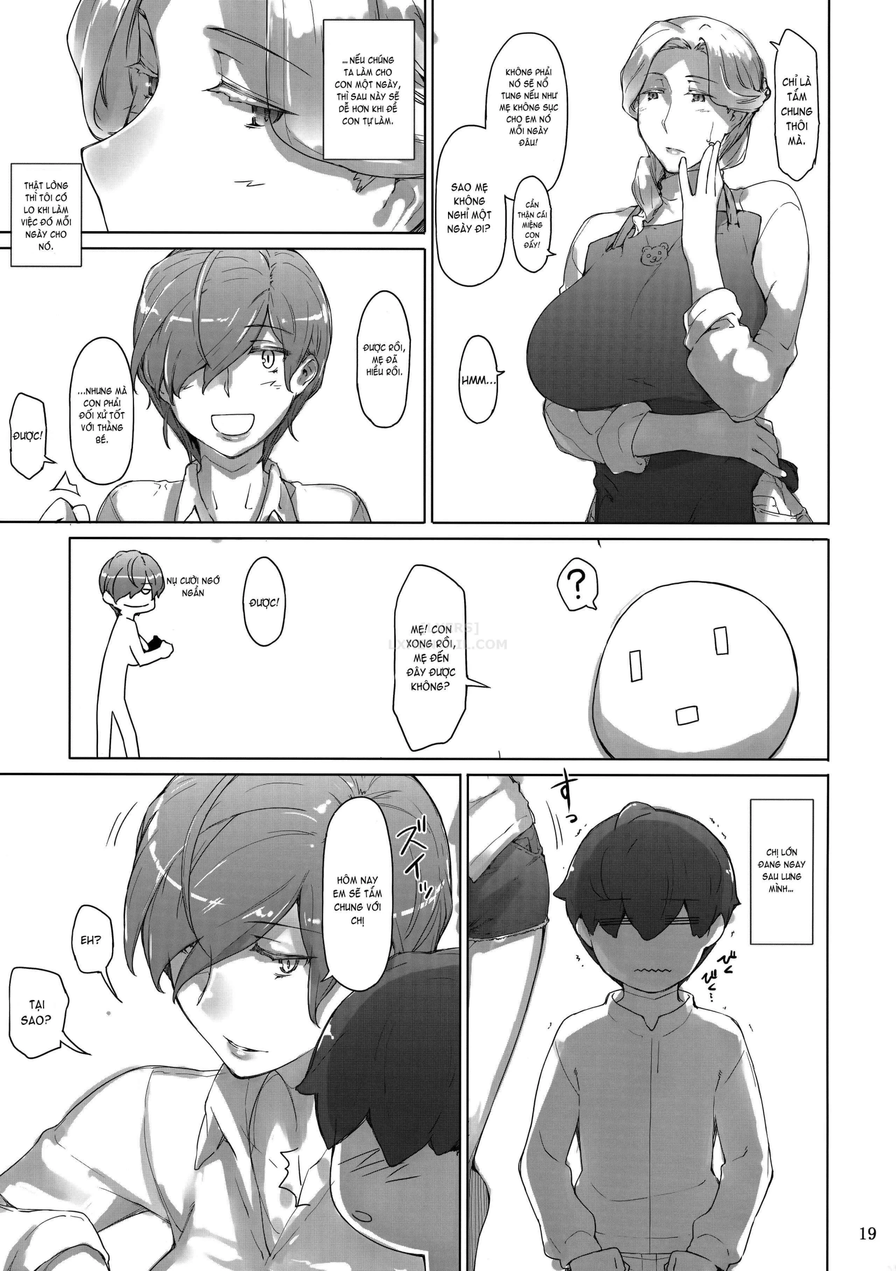 HentaiVN.net - Ảnh 9 - Tanemori-ke no Katei Jijou [胤盛家ノ家庭事情 ; Gia cảnh của gia đình nhà Tanemori] - Chap 03