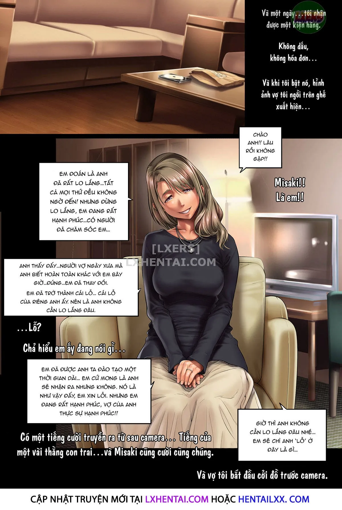 HentaiVN.net - Ảnh 8 - Shissou Shita Tsuma Kara No Netorare Video Letter - Oneshot