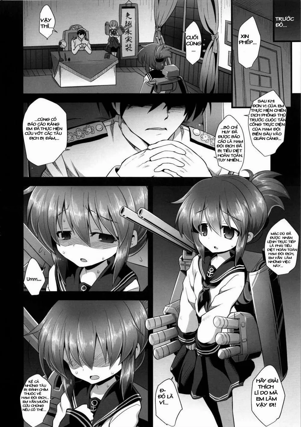 HentaiVN.net - Ảnh 7 - Kanmusu Chakunin Inazuma Shussan Kichiku Kan (Kantai Collection) - Oneshot