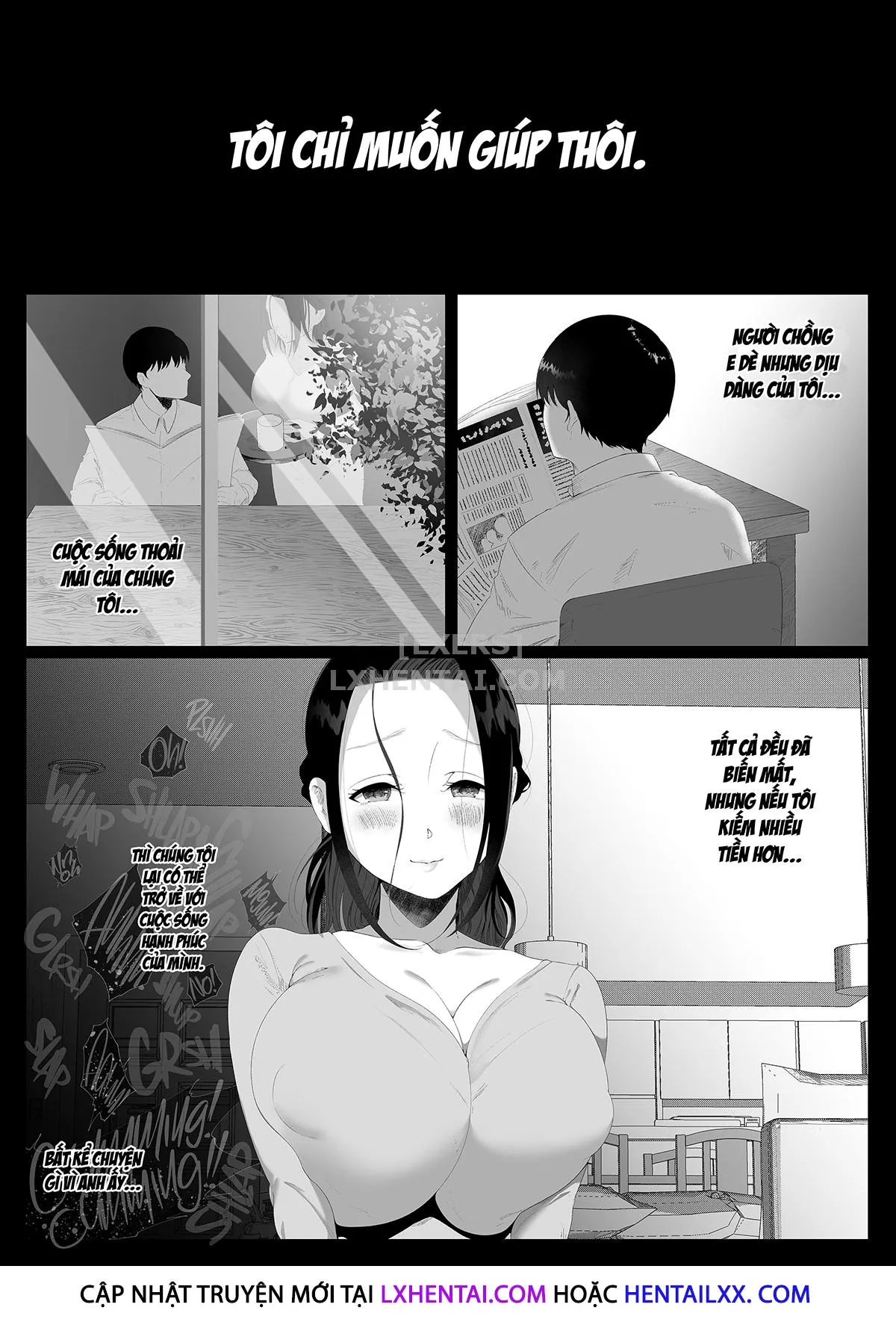 HentaiVN.net - Ảnh 6 - Anything For My Husband [ただ夫の役に立ちたかっただけなのに] - Oneshot
