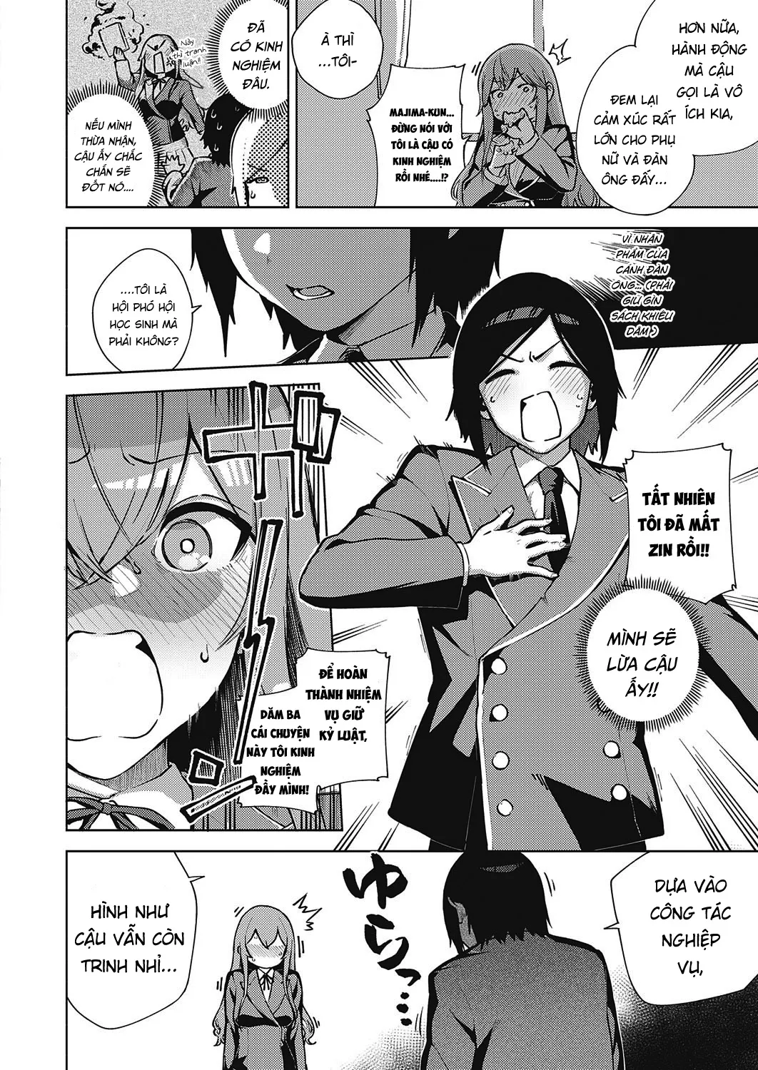 HentaiVN.net - Ảnh 8 - Hội Trưởng Học Sinh Dâm Đãng [Moral Hazard] - Oneshot
