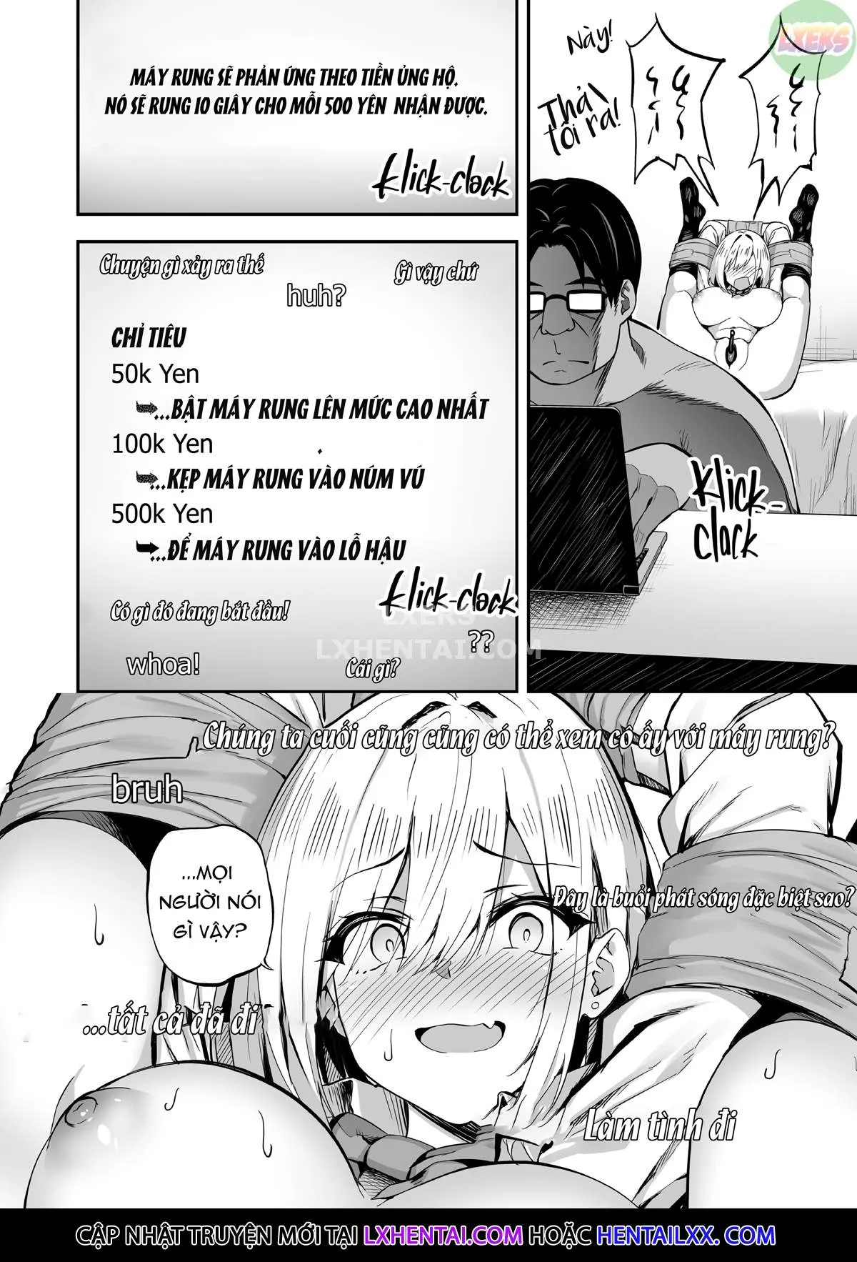 HentaiVN.net - Ảnh 10 - Haishin Joshi Namako no Nama Dashi Haishin - Oneshot