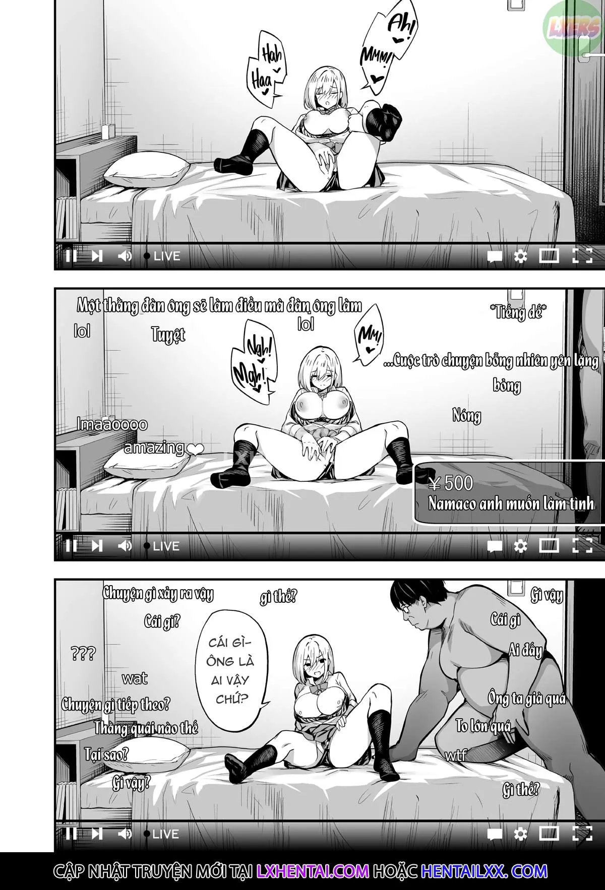 HentaiVN.net - Ảnh 8 - Haishin Joshi Namako no Nama Dashi Haishin - Oneshot