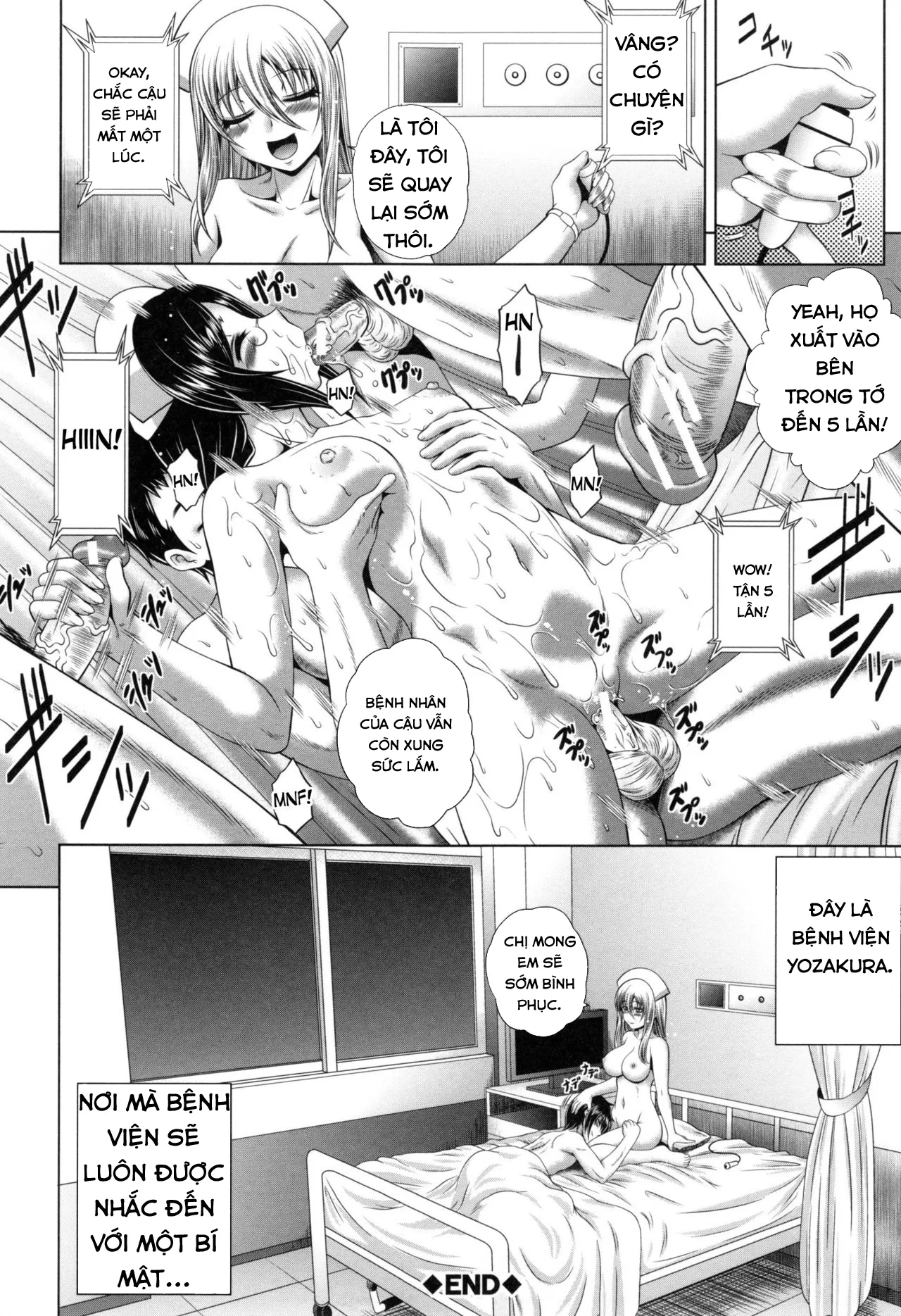 HentaiVN.net - Ảnh 16 - Pako Pako Nurse Five - Welcome to Yosakura Hospital [Chào mừng tới Bệnh viện Yosakura] - Chap 1: Bí mật mới!