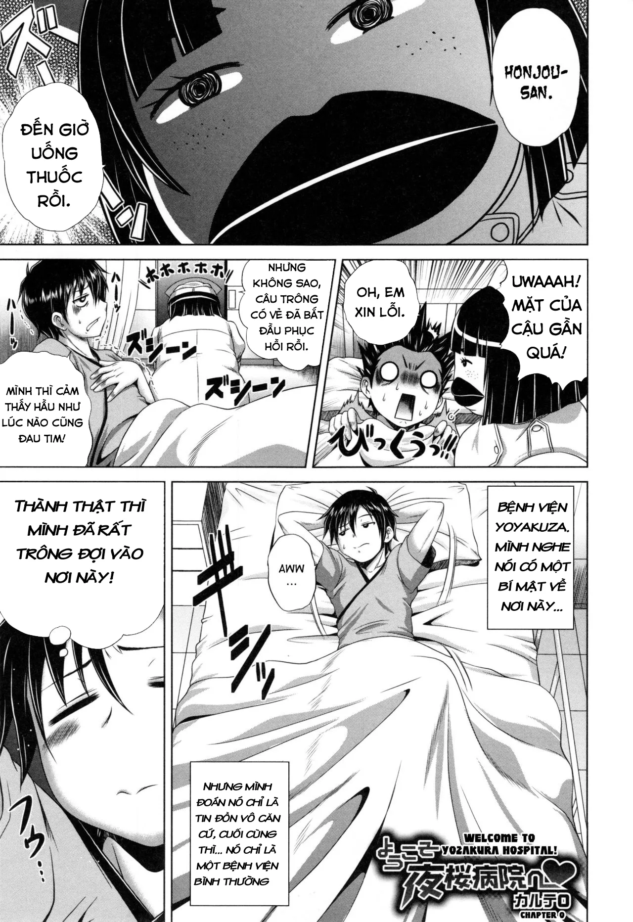 HentaiVN.net - Ảnh 3 - Pako Pako Nurse Five - Welcome to Yosakura Hospital [Chào mừng tới Bệnh viện Yosakura] - Chap 1: Bí mật mới!