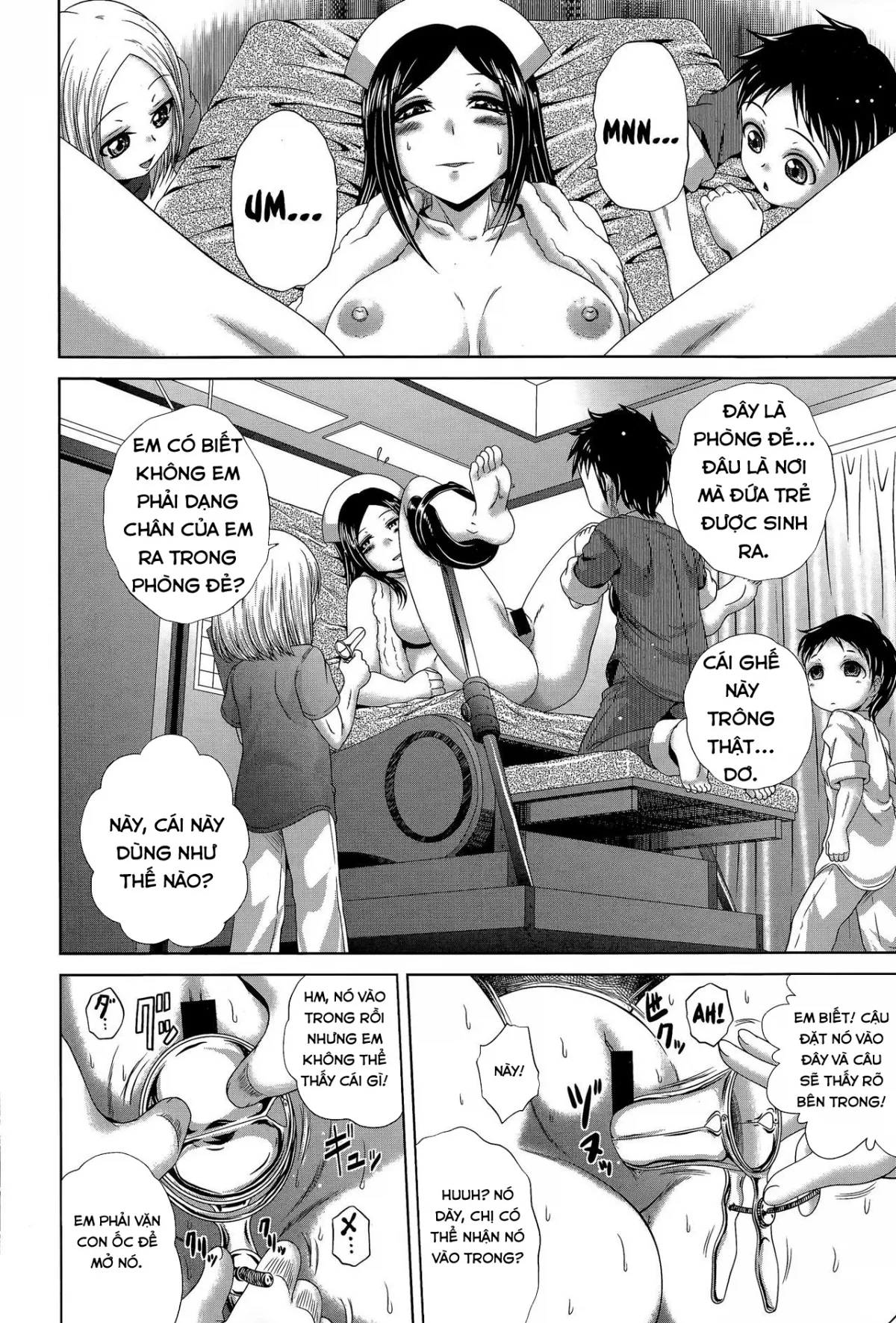 HentaiVN.net - Ảnh 12 - Pako Pako Nurse Five - Welcome to Yosakura Hospital [Chào mừng tới Bệnh viện Yosakura] - Chap 3: Tuổi trẻ tài cao?!