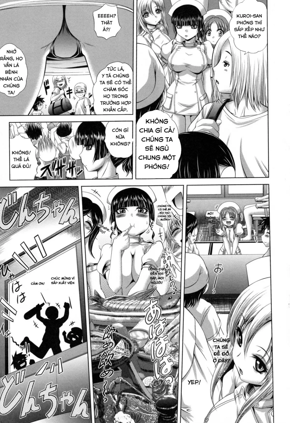 HentaiVN.net - Ảnh 13 - Pako Pako Nurse Five - Welcome to Yosakura Hospital [Chào mừng tới Bệnh viện Yosakura] - Chap 4: Ngày xuất viện!