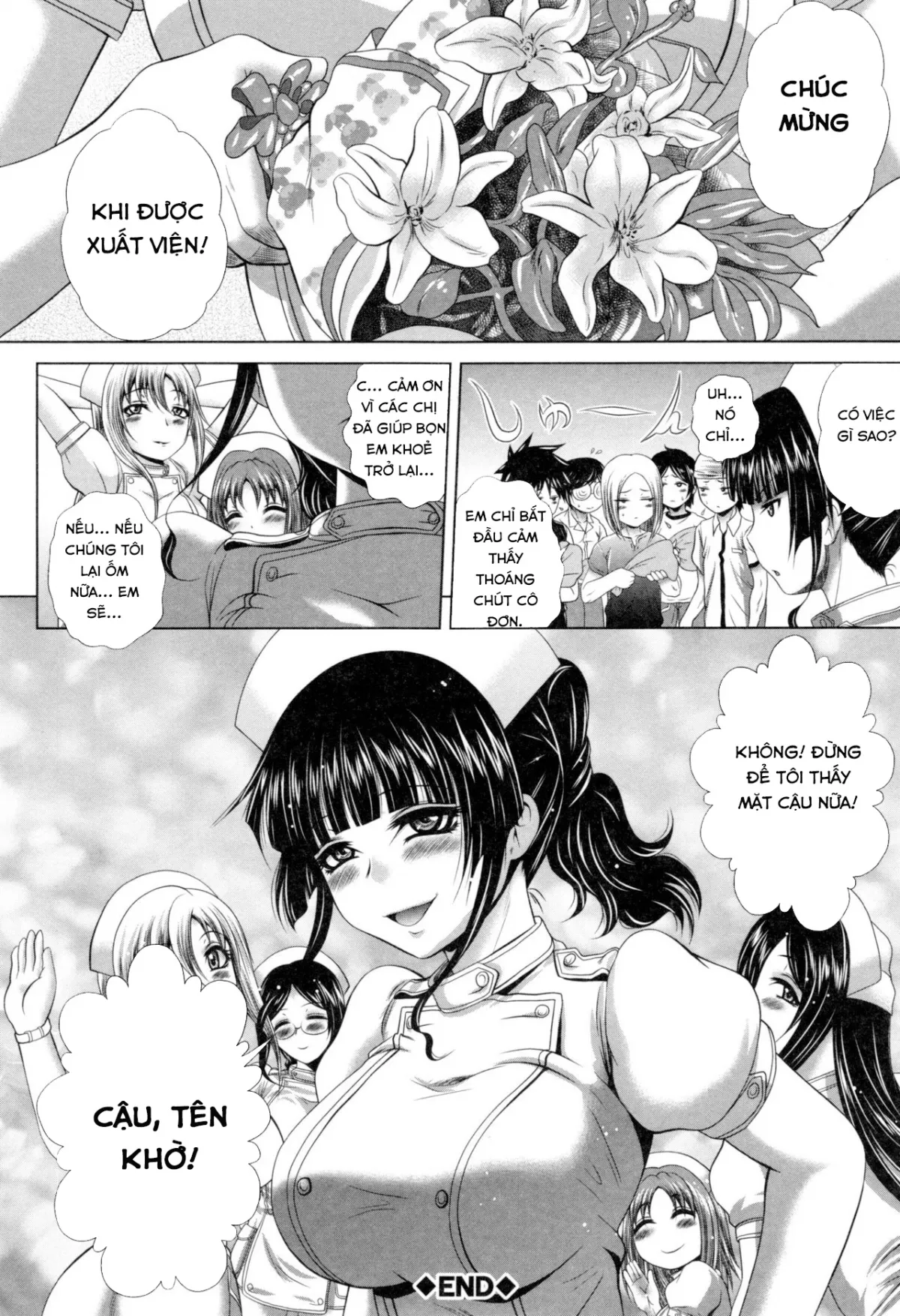 HentaiVN.net - Ảnh 26 - Pako Pako Nurse Five - Welcome to Yosakura Hospital [Chào mừng tới Bệnh viện Yosakura] - Chap 4: Ngày xuất viện!