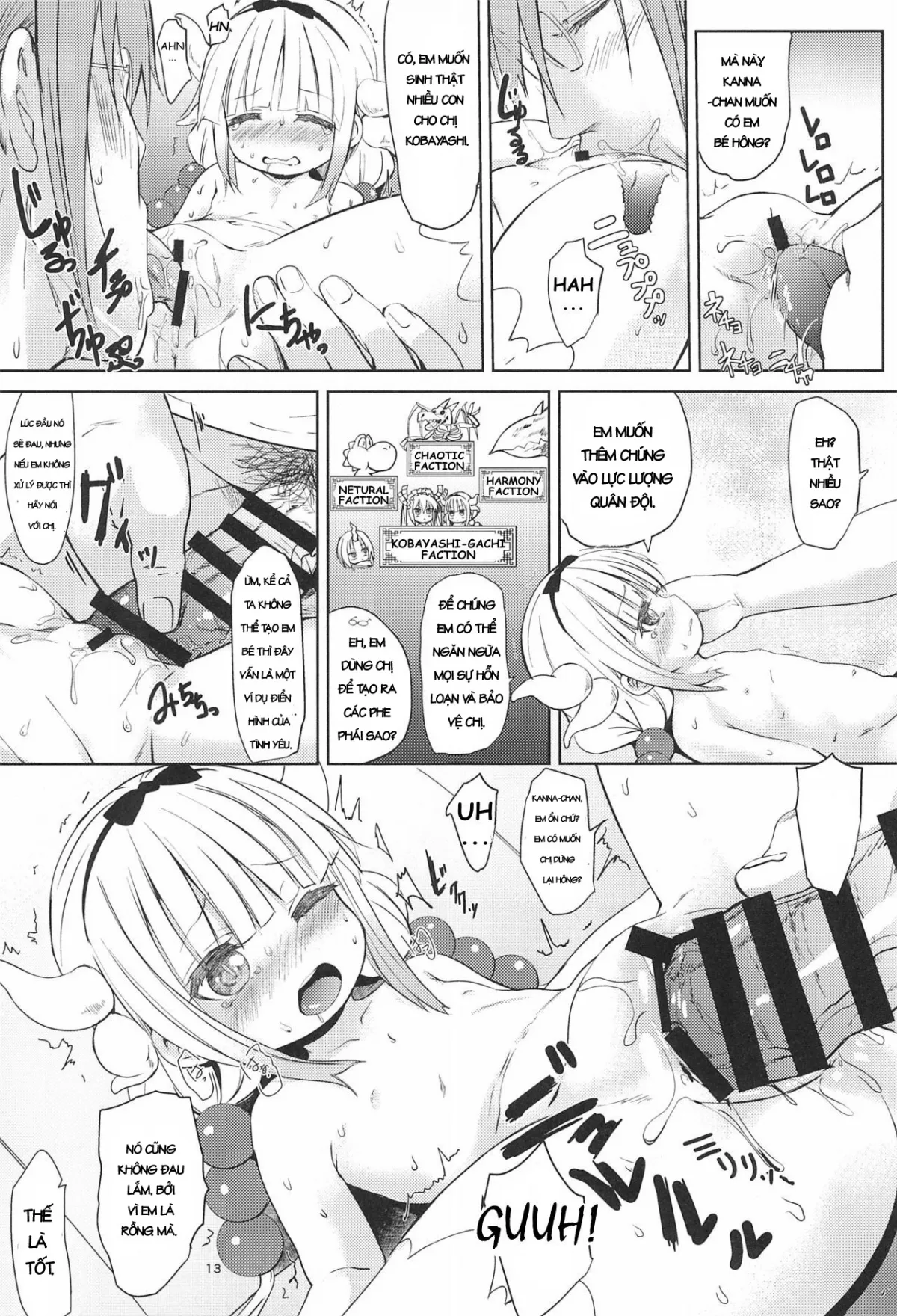 HentaiVN.net - Ảnh 14 - Miss Kobayashi's Dick [Kobayashi-san-chinpo no Maid Dragon] - Oneshot