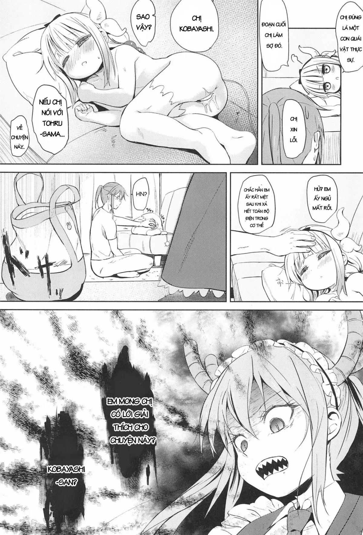 HentaiVN.net - Ảnh 18 - Miss Kobayashi's Dick [Kobayashi-san-chinpo no Maid Dragon] - Oneshot