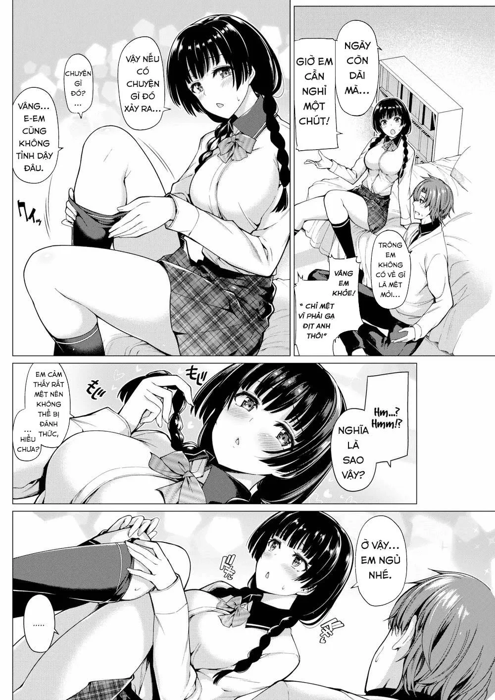 HentaiVN.net - Ảnh 5 - Giả vờ ngủ [Pretend Nap Time] - OneShot [Không Che]
