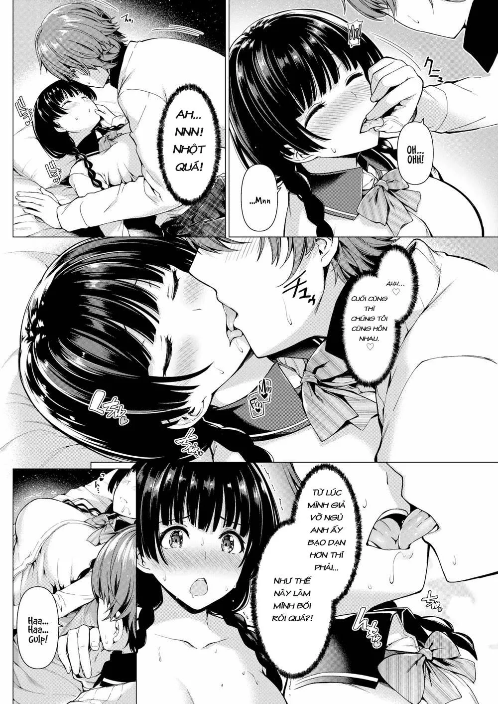 HentaiVN.net - Ảnh 7 - Giả vờ ngủ [Pretend Nap Time] - OneShot [Không Che]