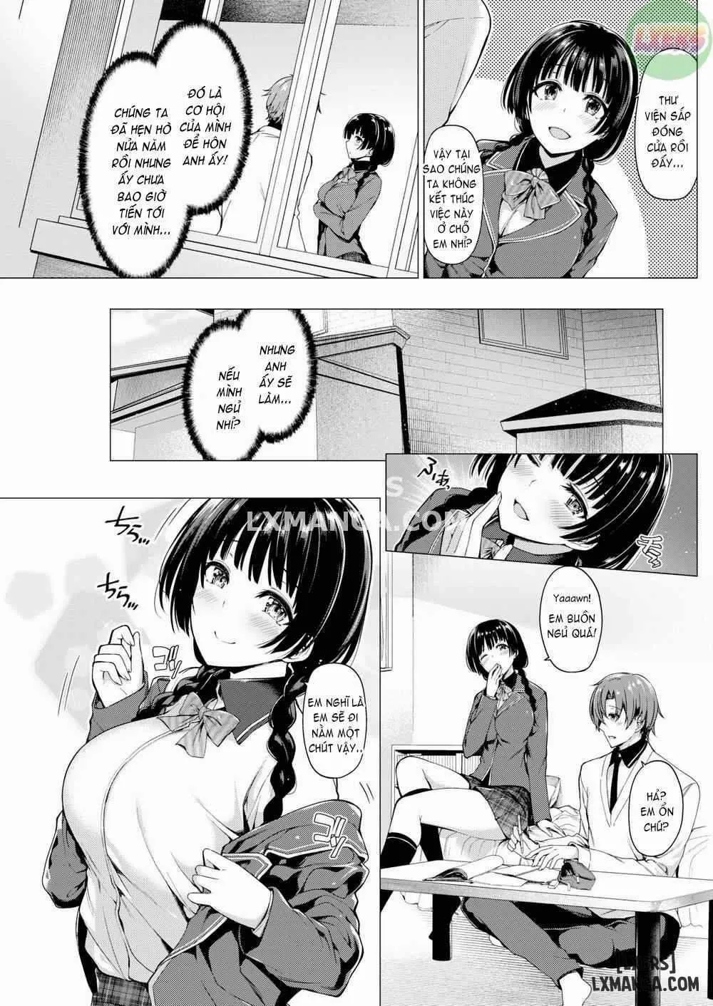 HentaiVN.net - Ảnh 3 - Giả vờ ngủ [Pretend Nap Time] - Oneshot