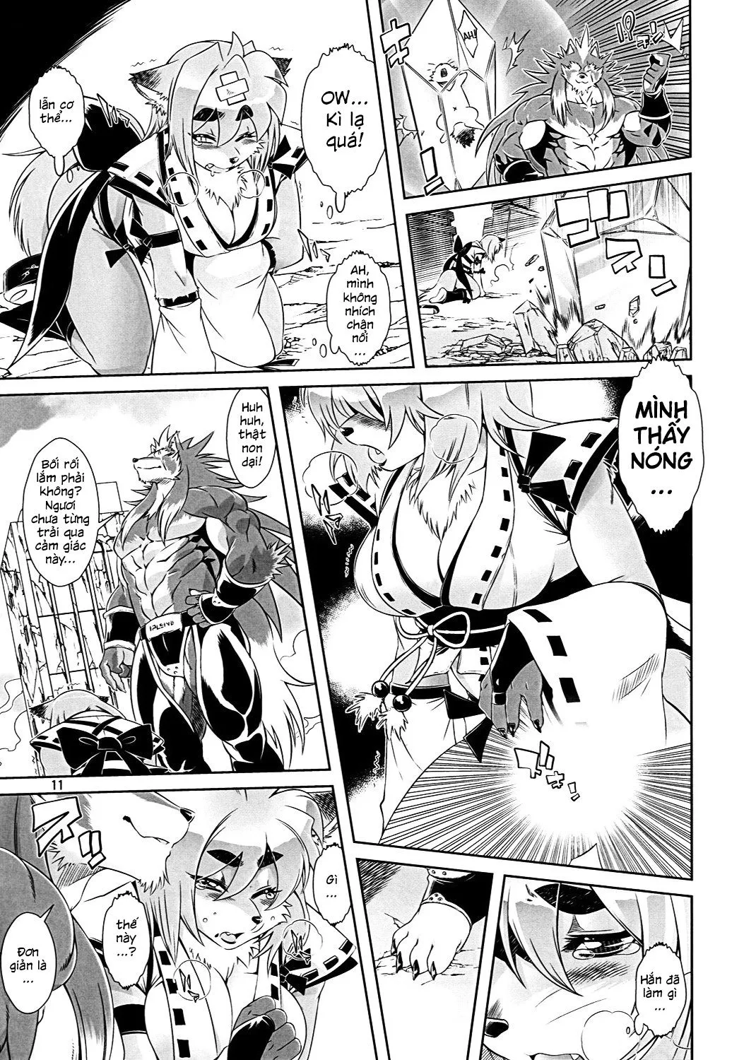 HentaiVN.net - Ảnh 12 - Mahou no Juujin Foxy Rena [Kemono of magic - Foxy Rena] - Tập 1 - Cuộc gặp gỡ