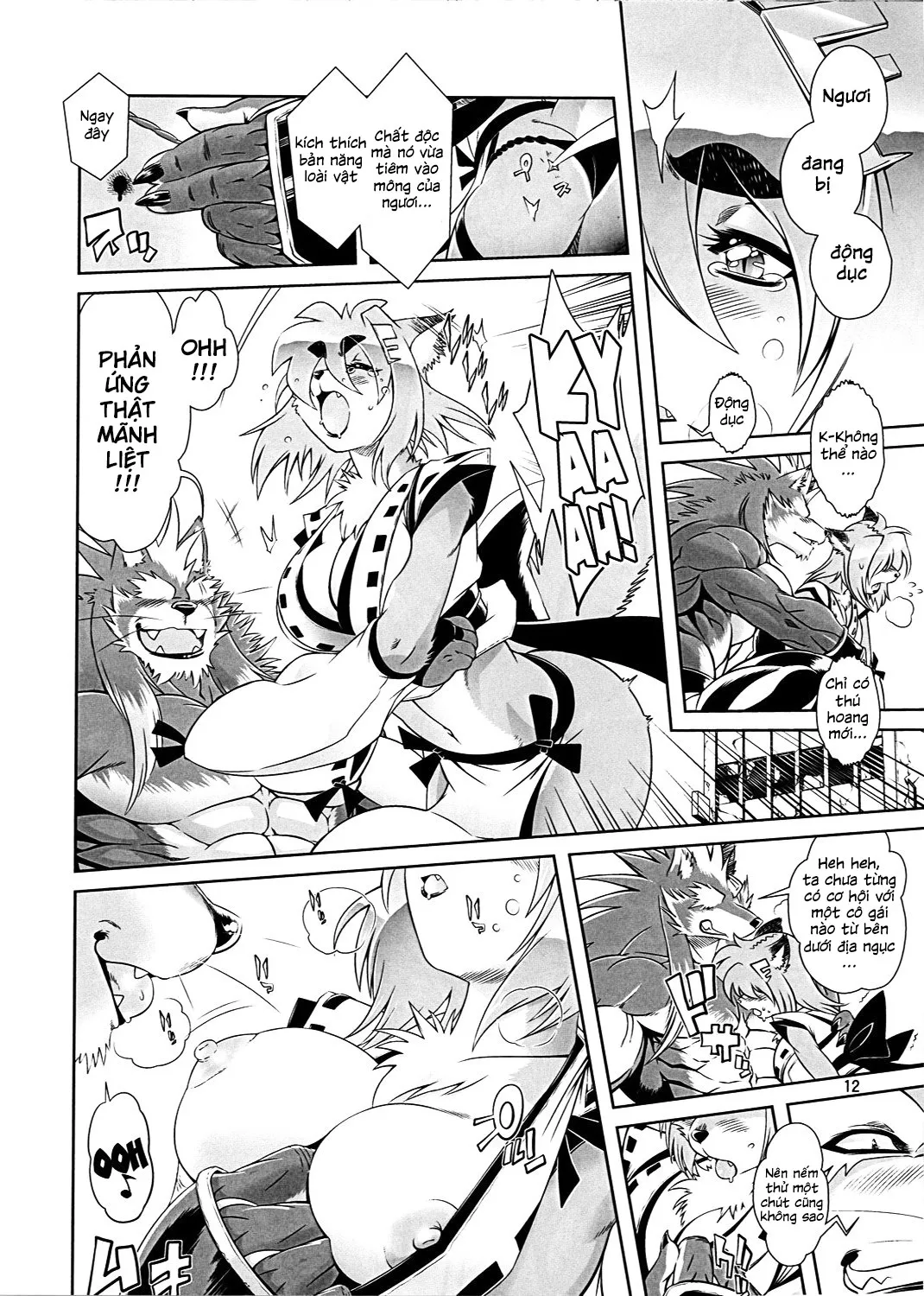 HentaiVN.net - Ảnh 13 - Mahou no Juujin Foxy Rena [Kemono of magic - Foxy Rena] - Tập 1 - Cuộc gặp gỡ