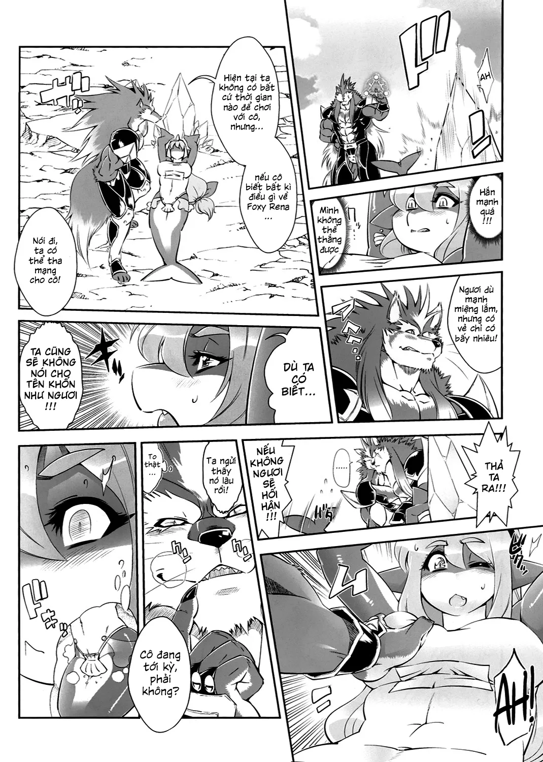 HentaiVN.net - Ảnh 16 - Mahou no Juujin Foxy Rena [Kemono of magic - Foxy Rena] - Tập 2 - Nữ thần biển cả