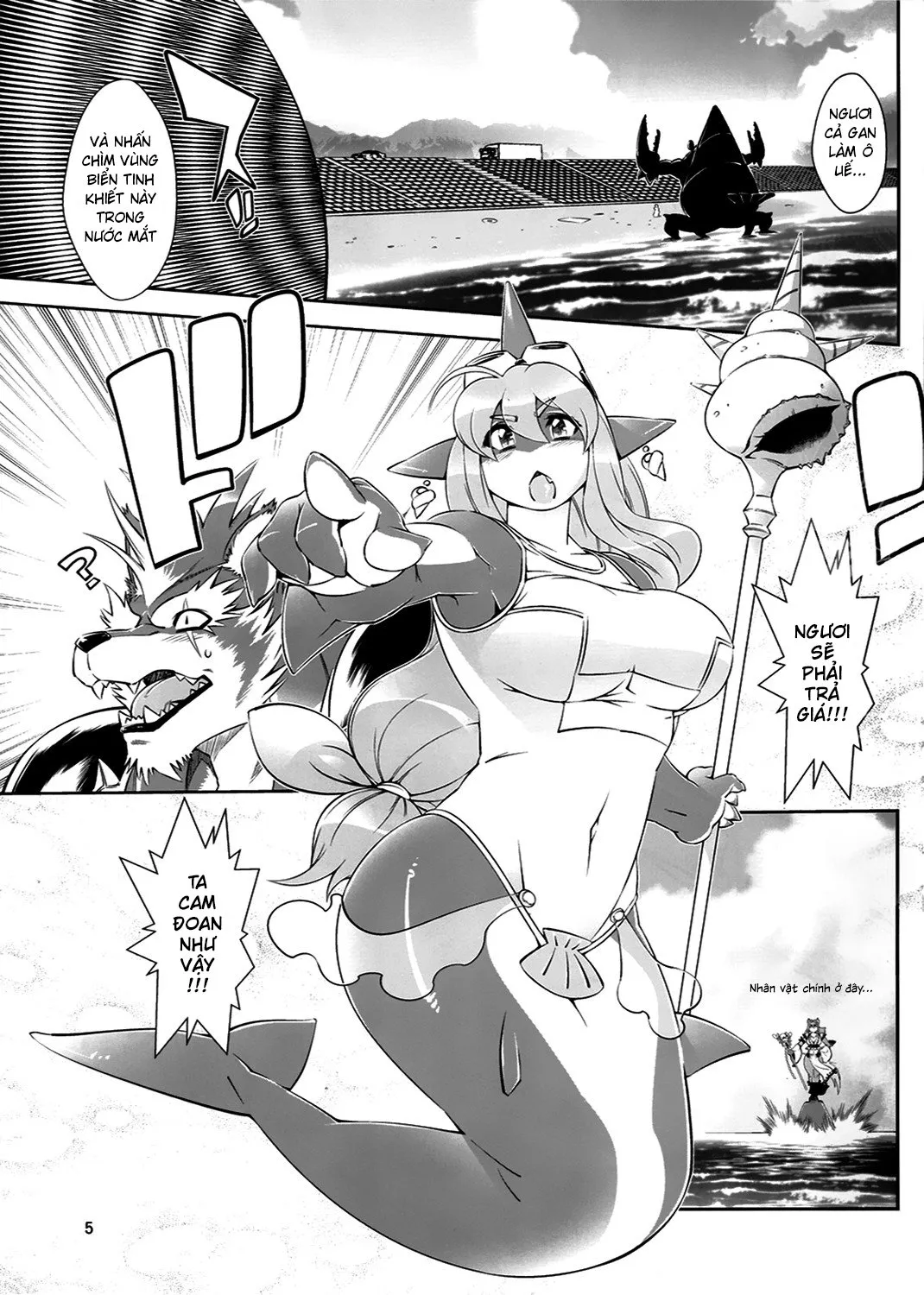 HentaiVN.net - Ảnh 7 - Mahou no Juujin Foxy Rena [Kemono of magic - Foxy Rena] - Tập 2 - Nữ thần biển cả