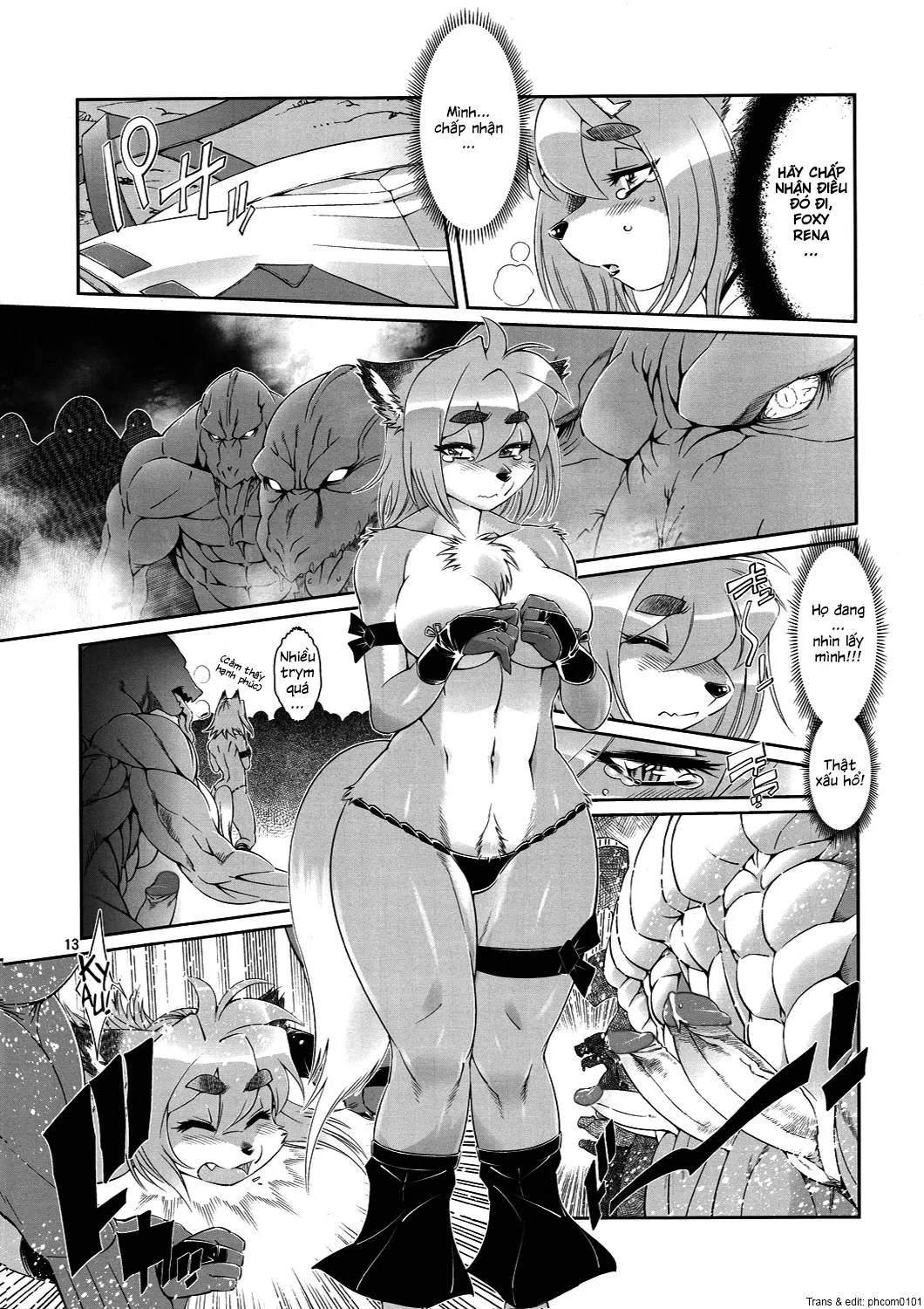 HentaiVN.net - Ảnh 15 - Mahou no Juujin Foxy Rena [Kemono of magic - Foxy Rena] - Tập 3 - Sự biến hóa bất ngờ