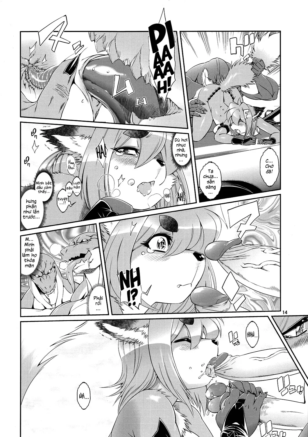 HentaiVN.net - Ảnh 16 - Mahou no Juujin Foxy Rena [Kemono of magic - Foxy Rena] - Tập 3 - Sự biến hóa bất ngờ