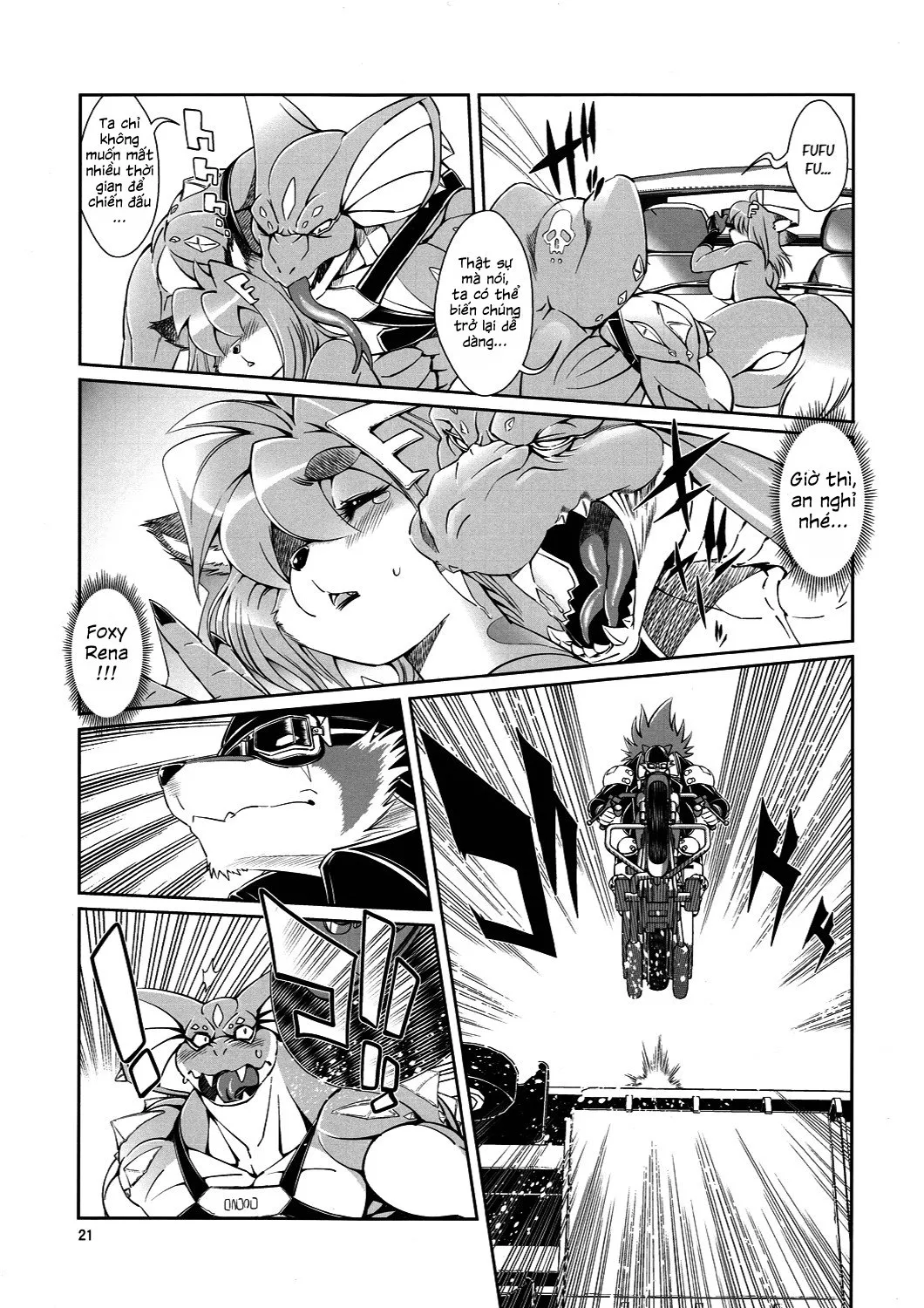 HentaiVN.net - Ảnh 23 - Mahou no Juujin Foxy Rena [Kemono of magic - Foxy Rena] - Tập 3 - Sự biến hóa bất ngờ