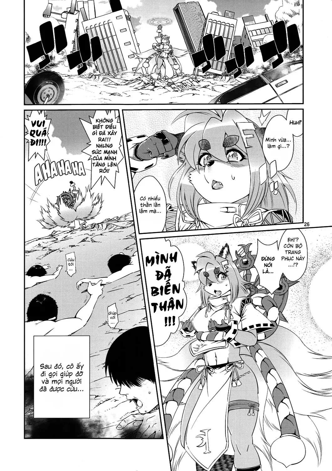 HentaiVN.net - Ảnh 28 - Mahou no Juujin Foxy Rena [Kemono of magic - Foxy Rena] - Tập 3 - Sự biến hóa bất ngờ