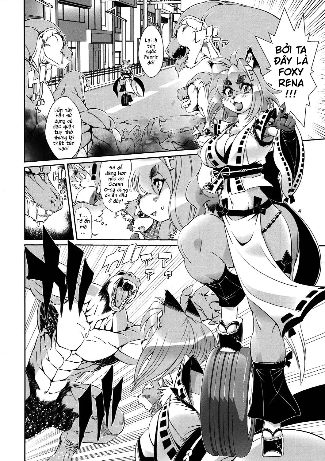 HentaiVN.net - Ảnh 6 - Mahou no Juujin Foxy Rena [Kemono of magic - Foxy Rena] - Tập 3 - Sự biến hóa bất ngờ