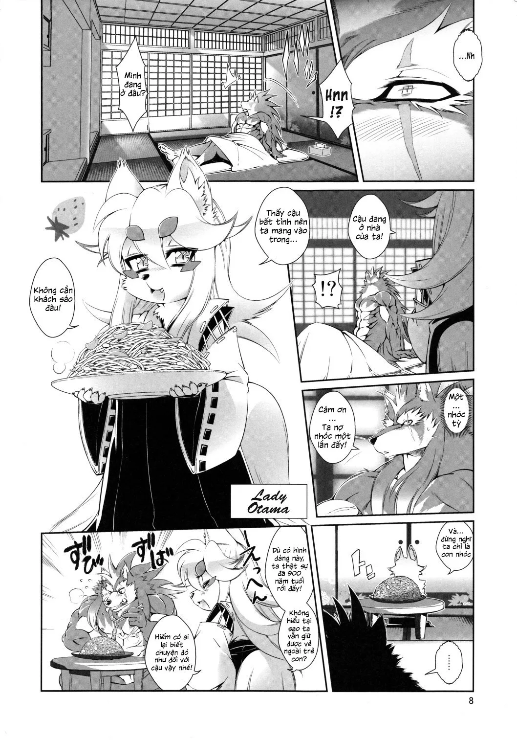 HentaiVN.net - Ảnh 10 - Mahou no Juujin Foxy Rena [Kemono of magic - Foxy Rena] - Tập 4 - Bí mật từ Otama