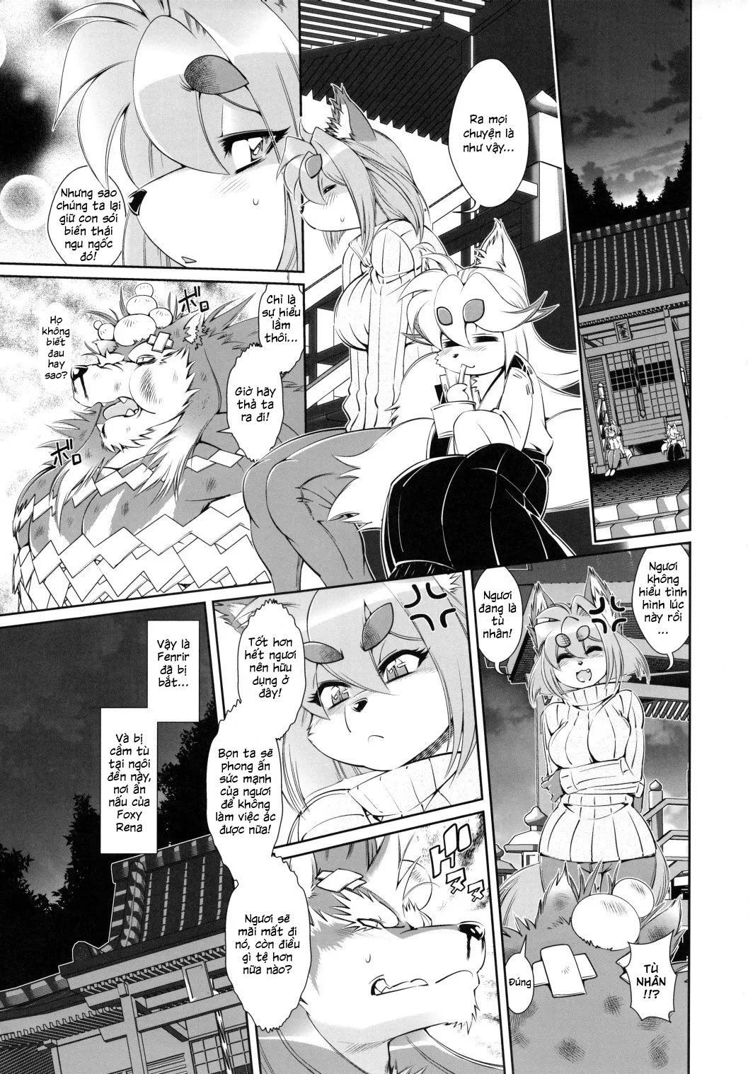 HentaiVN.net - Ảnh 25 - Mahou no Juujin Foxy Rena [Kemono of magic - Foxy Rena] - Tập 4 - Bí mật từ Otama