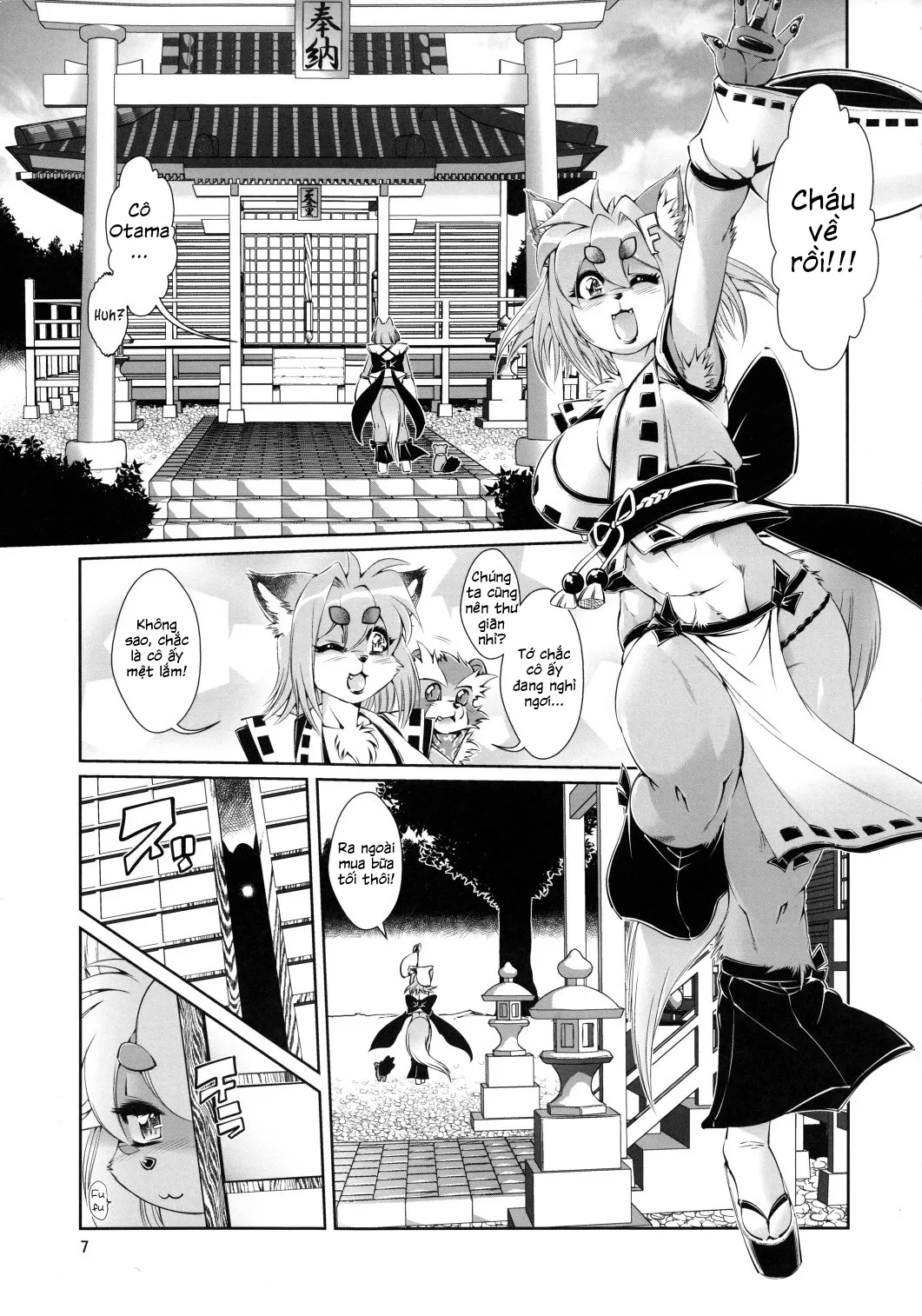 HentaiVN.net - Ảnh 9 - Mahou no Juujin Foxy Rena [Kemono of magic - Foxy Rena] - Tập 4 - Bí mật từ Otama