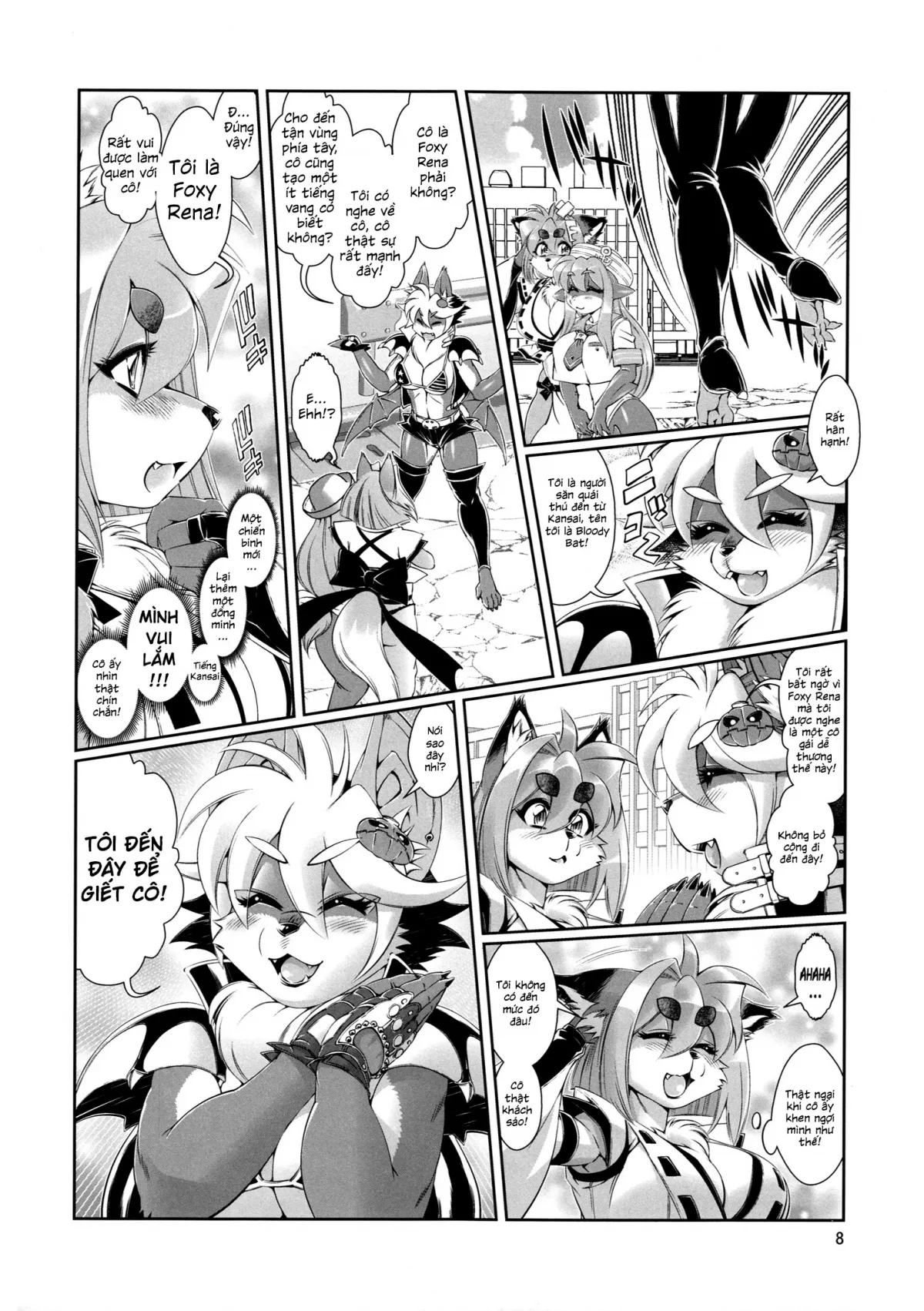 HentaiVN.net - Ảnh 10 - Mahou no Juujin Foxy Rena [Kemono of magic - Foxy Rena] - Tập 5 - Bạn hay thù?