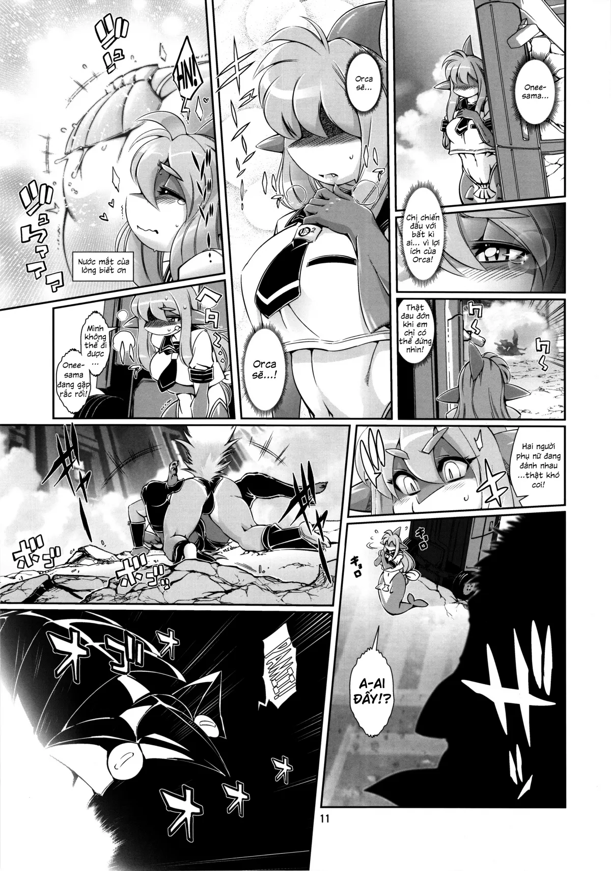 HentaiVN.net - Ảnh 9 - Mahou no Juujin Foxy Rena [Kemono of magic - Foxy Rena] - Tập 6 - Cuộc chiến gián đoạn