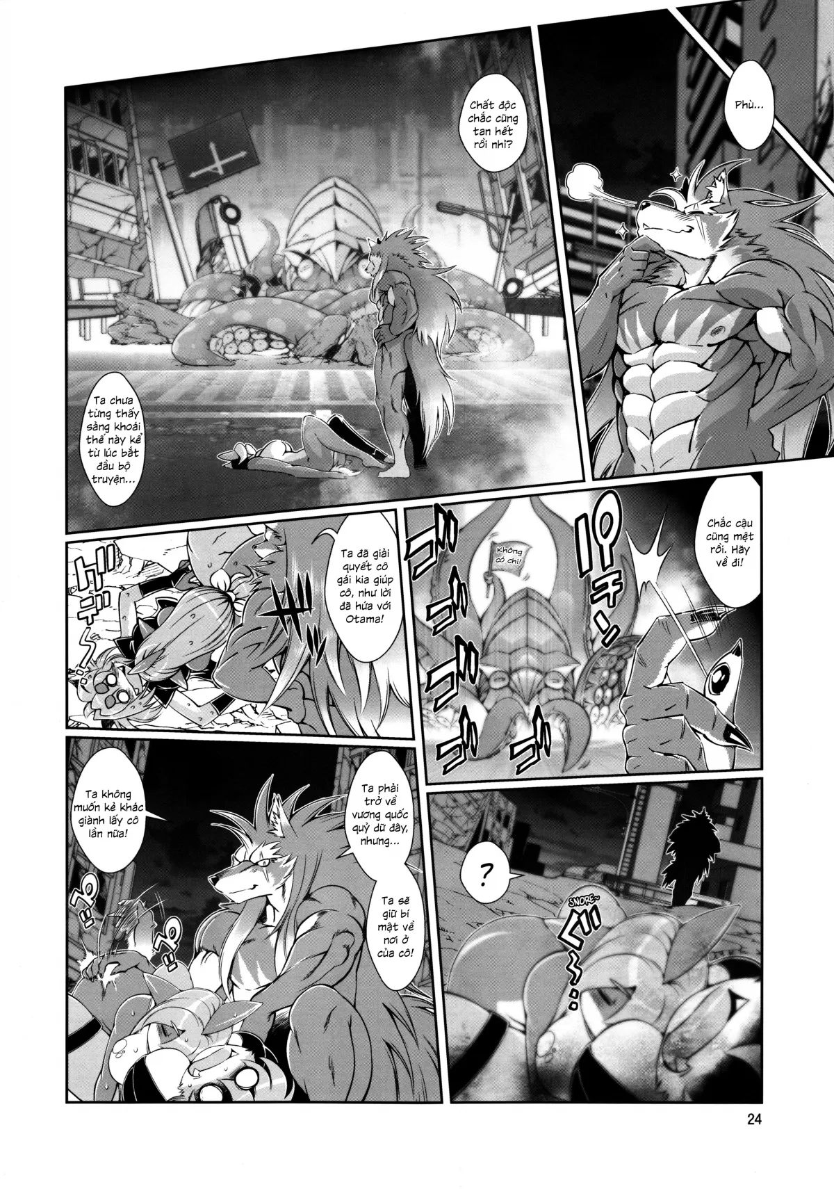 HentaiVN.net - Ảnh 22 - Mahou no Juujin Foxy Rena [Kemono of magic - Foxy Rena] - Tập 6 - Cuộc chiến gián đoạn