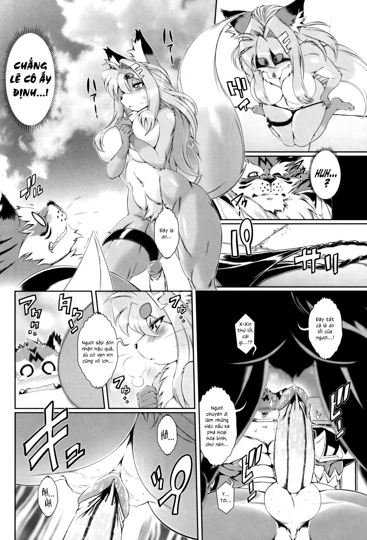 HentaiVN.net - Ảnh 18 - Mahou no Juujin Foxy Rena [Kemono of magic - Foxy Rena] - Tập 7 - Kẻ thù mới xuất hiện!