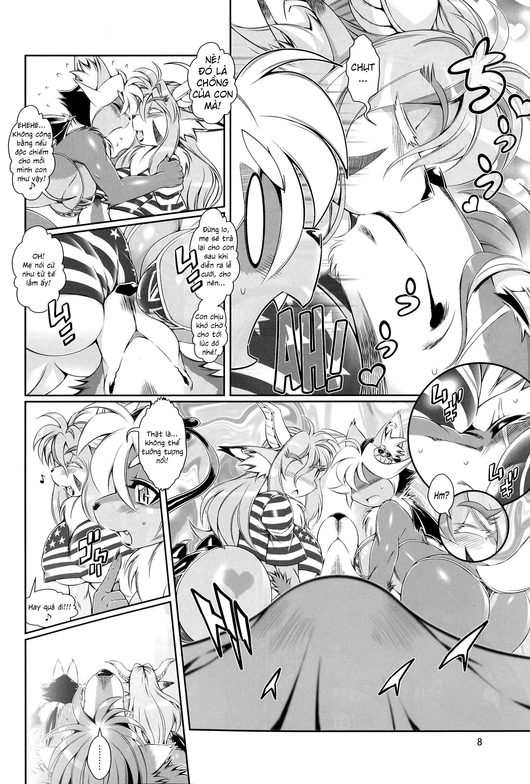 HentaiVN.net - Ảnh 10 - Mahou no Juujin Foxy Rena [Kemono of magic - Foxy Rena] - Tập 8 - Mẹ của con!?!?!?