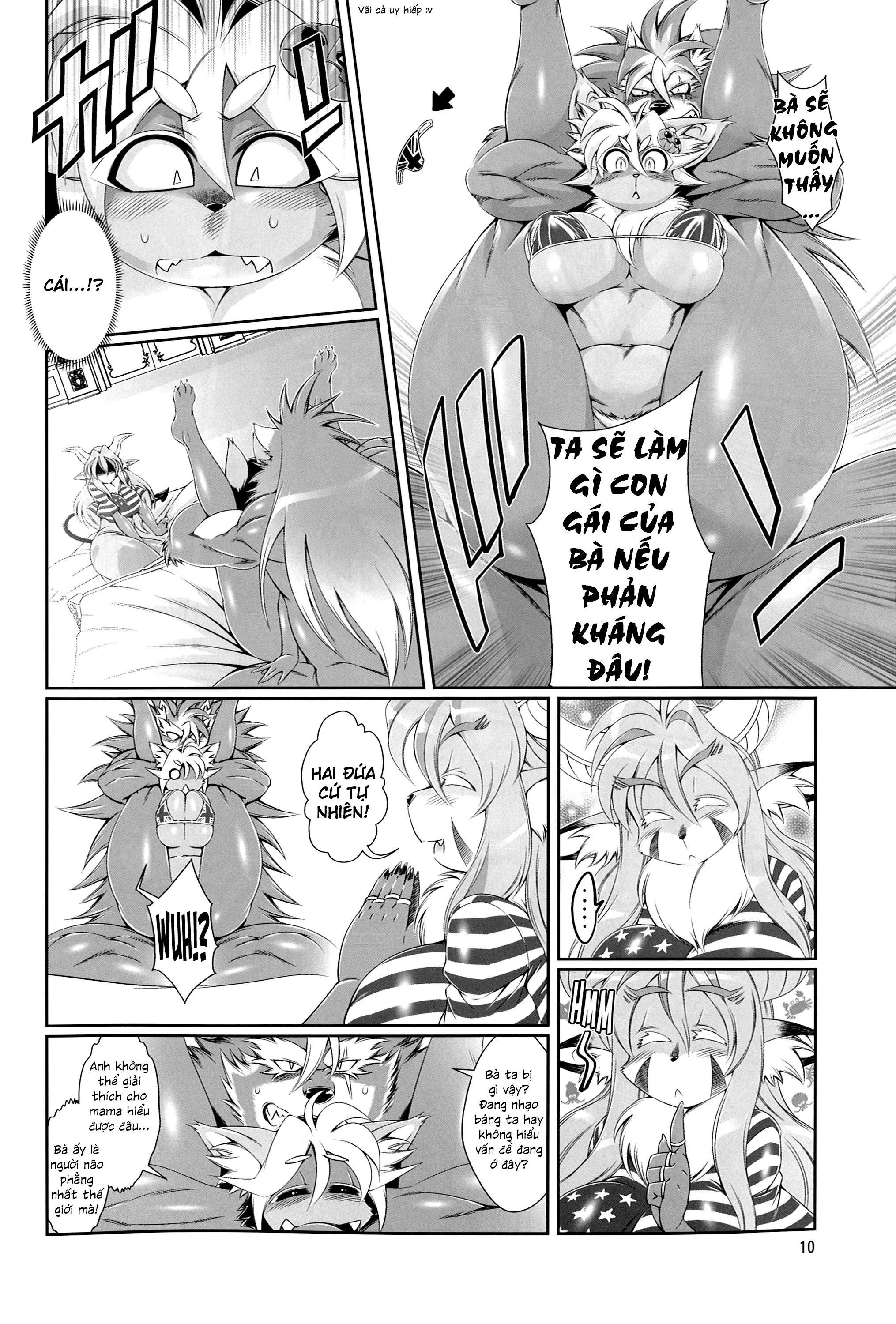 HentaiVN.net - Ảnh 12 - Mahou no Juujin Foxy Rena [Kemono of magic - Foxy Rena] - Tập 8 - Mẹ của con!?!?!?