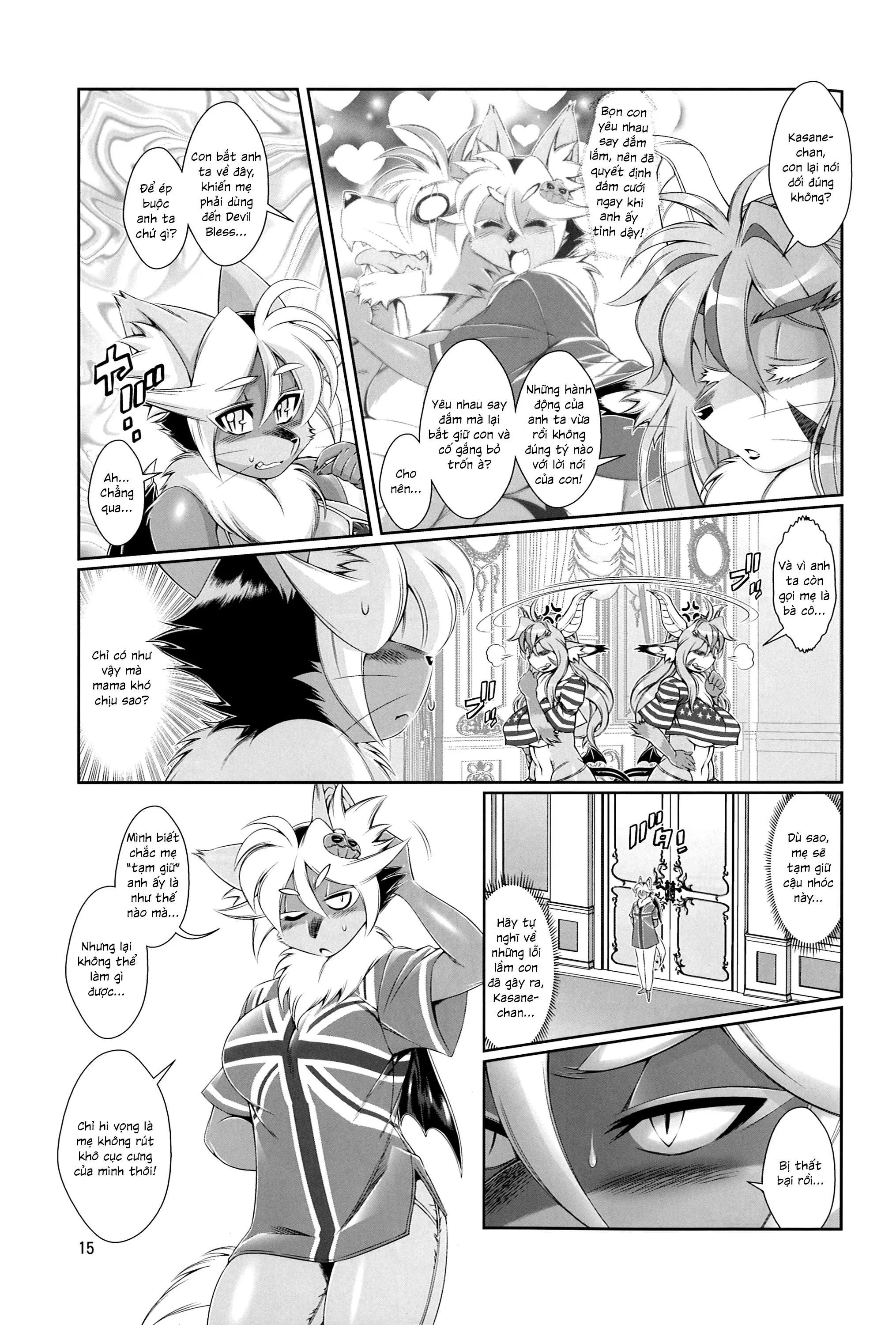 HentaiVN.net - Ảnh 17 - Mahou no Juujin Foxy Rena [Kemono of magic - Foxy Rena] - Tập 8 - Mẹ của con!?!?!?