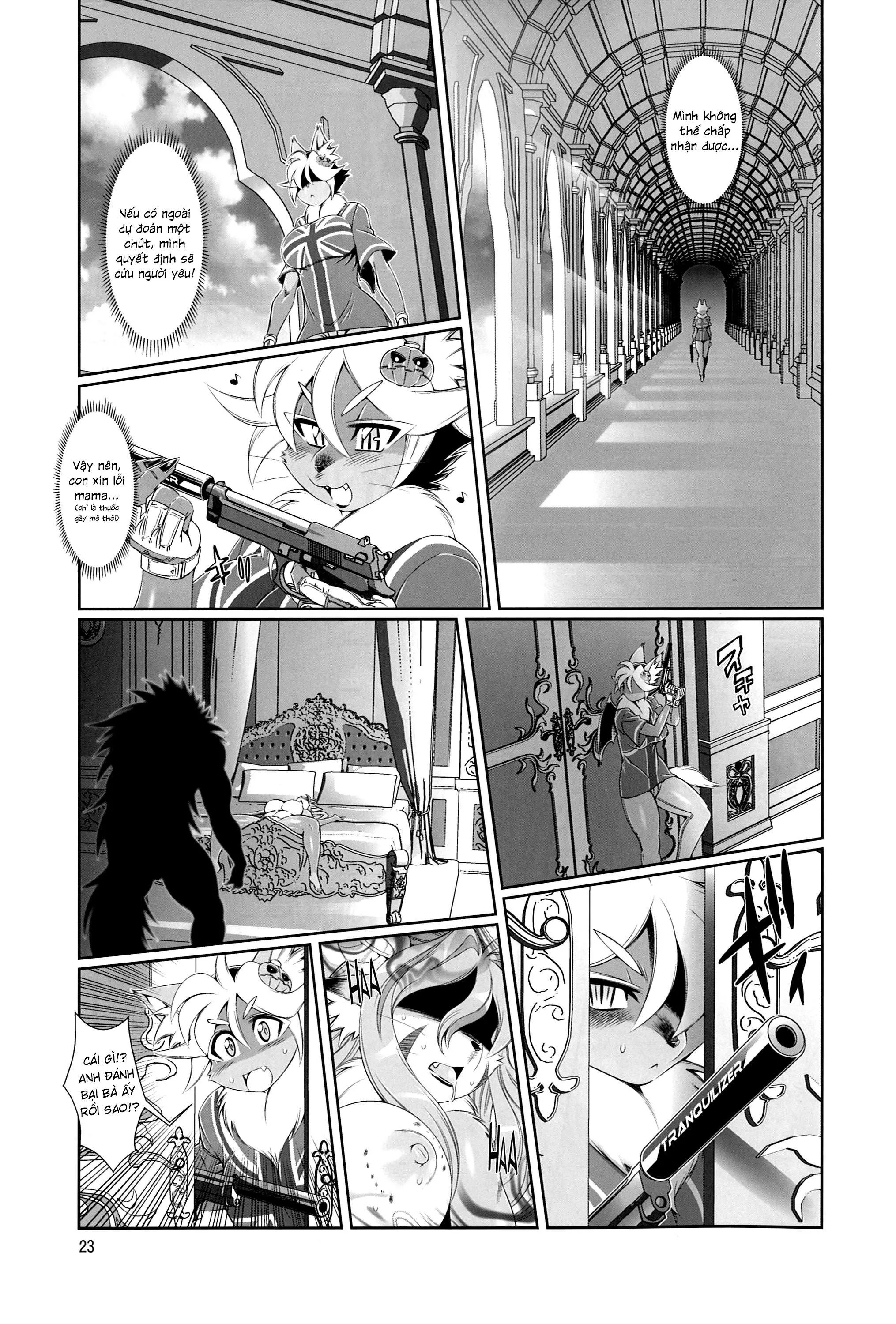 HentaiVN.net - Ảnh 25 - Mahou no Juujin Foxy Rena [Kemono of magic - Foxy Rena] - Tập 8 - Mẹ của con!?!?!?