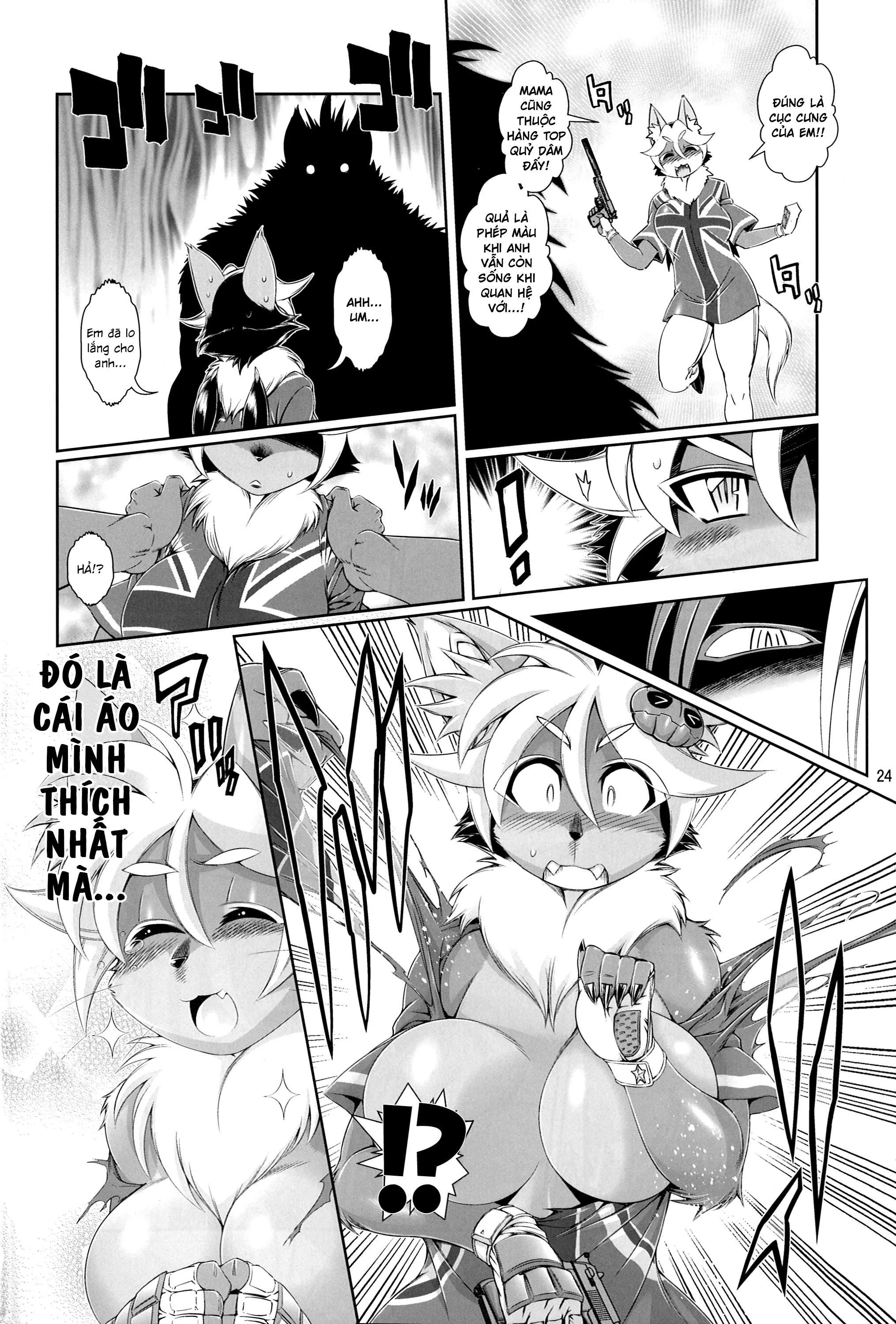 HentaiVN.net - Ảnh 26 - Mahou no Juujin Foxy Rena [Kemono of magic - Foxy Rena] - Tập 8 - Mẹ của con!?!?!?
