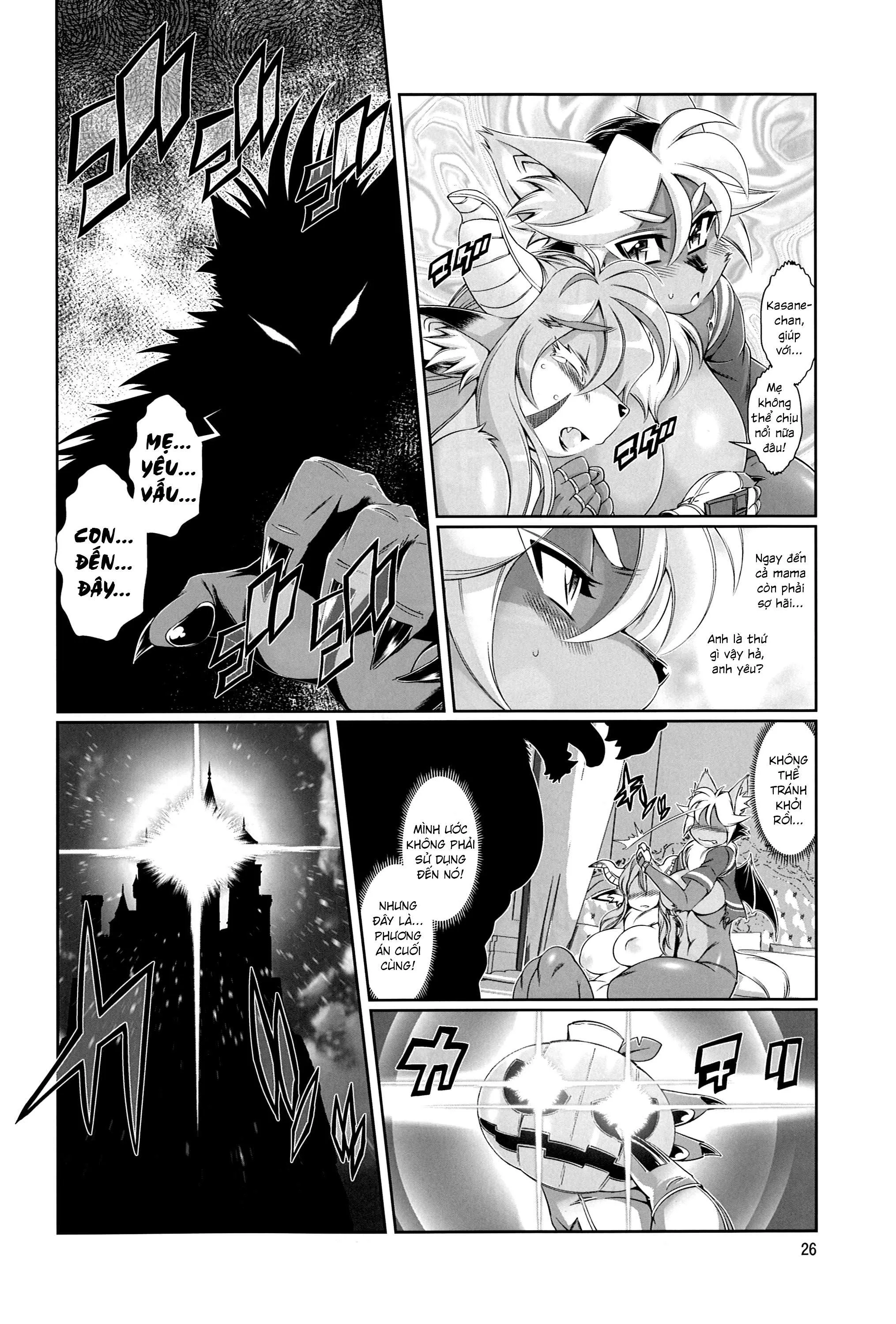 HentaiVN.net - Ảnh 28 - Mahou no Juujin Foxy Rena [Kemono of magic - Foxy Rena] - Tập 8 - Mẹ của con!?!?!?