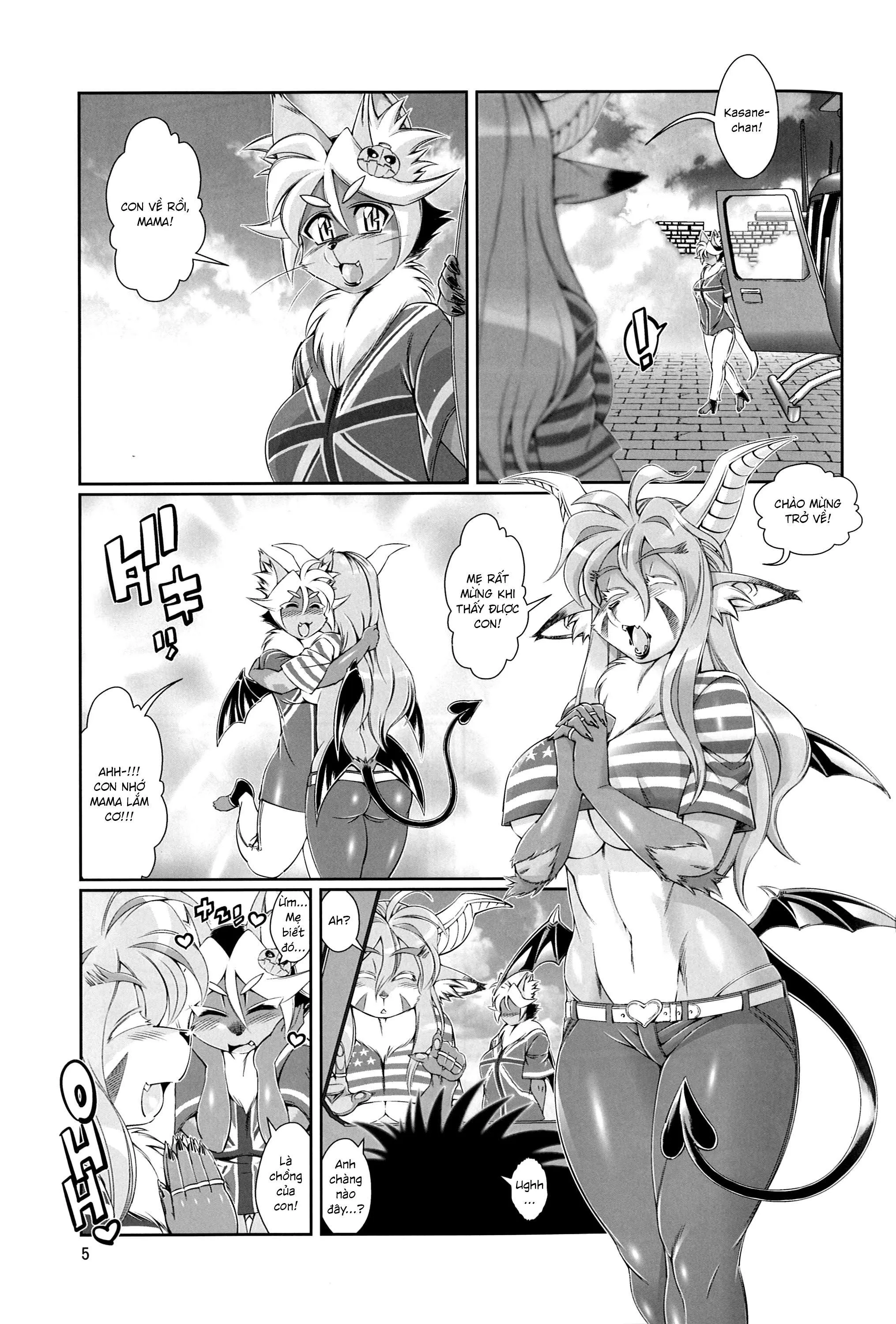 HentaiVN.net - Ảnh 7 - Mahou no Juujin Foxy Rena [Kemono of magic - Foxy Rena] - Tập 8 - Mẹ của con!?!?!?