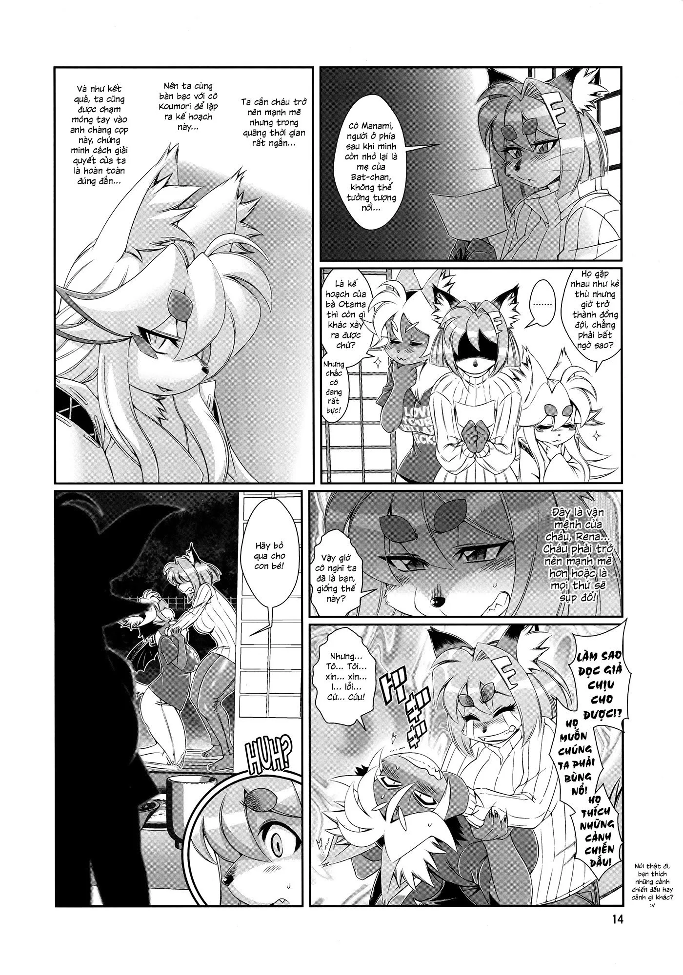 HentaiVN.net - Ảnh 16 - Mahou no Juujin Foxy Rena [Kemono of magic - Foxy Rena] - Tập 9 - Đoàn tụ gia đình