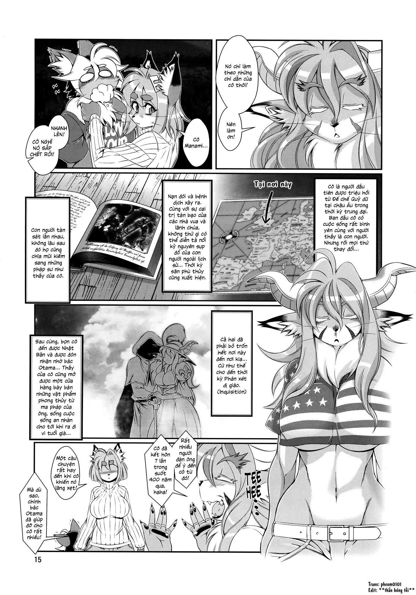 HentaiVN.net - Ảnh 17 - Mahou no Juujin Foxy Rena [Kemono of magic - Foxy Rena] - Tập 9 - Đoàn tụ gia đình