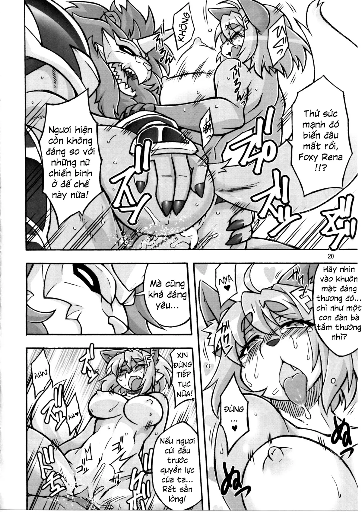 HentaiVN.net - Ảnh 23 - Mahou no Juujin Foxy Rena [Kemono of magic - Foxy Rena] - Tập 9.5 - Hi vọng mới cho trận chiến