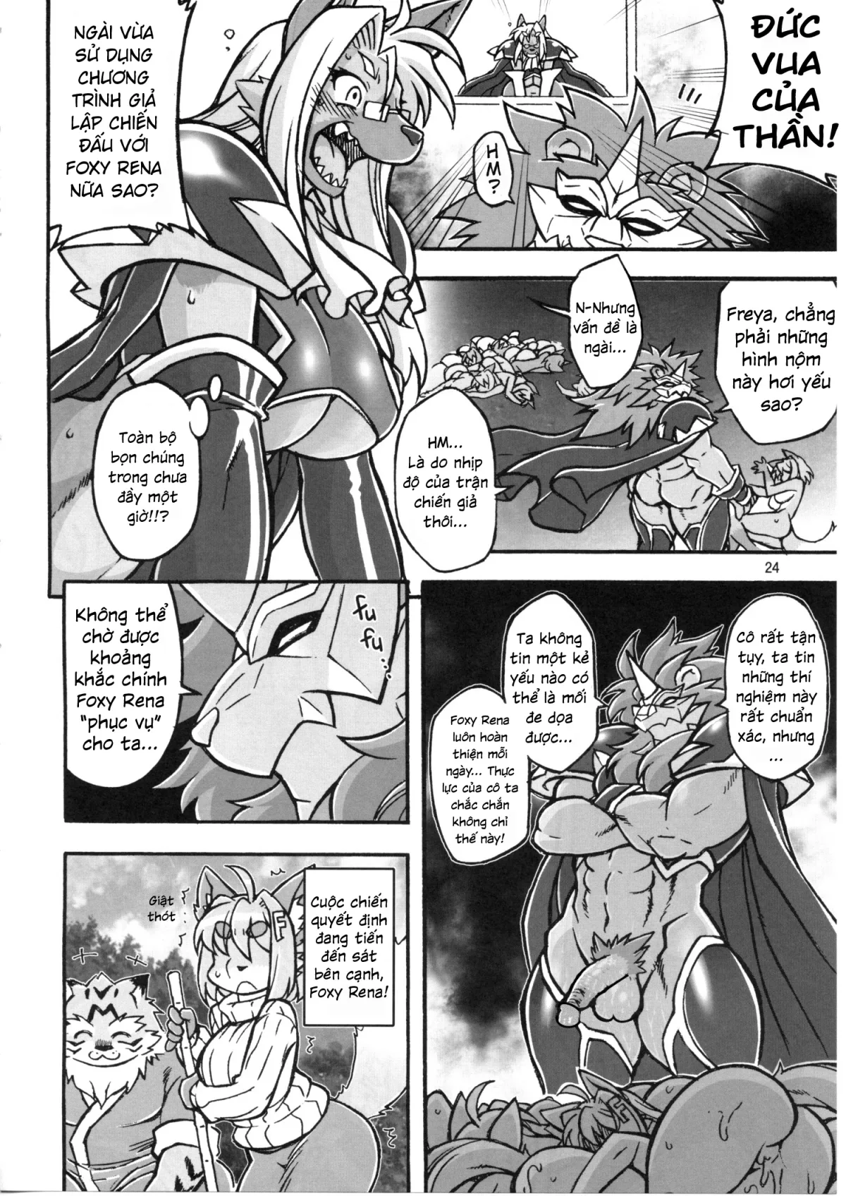 HentaiVN.net - Ảnh 27 - Mahou no Juujin Foxy Rena [Kemono of magic - Foxy Rena] - Tập 9.5 - Hi vọng mới cho trận chiến
