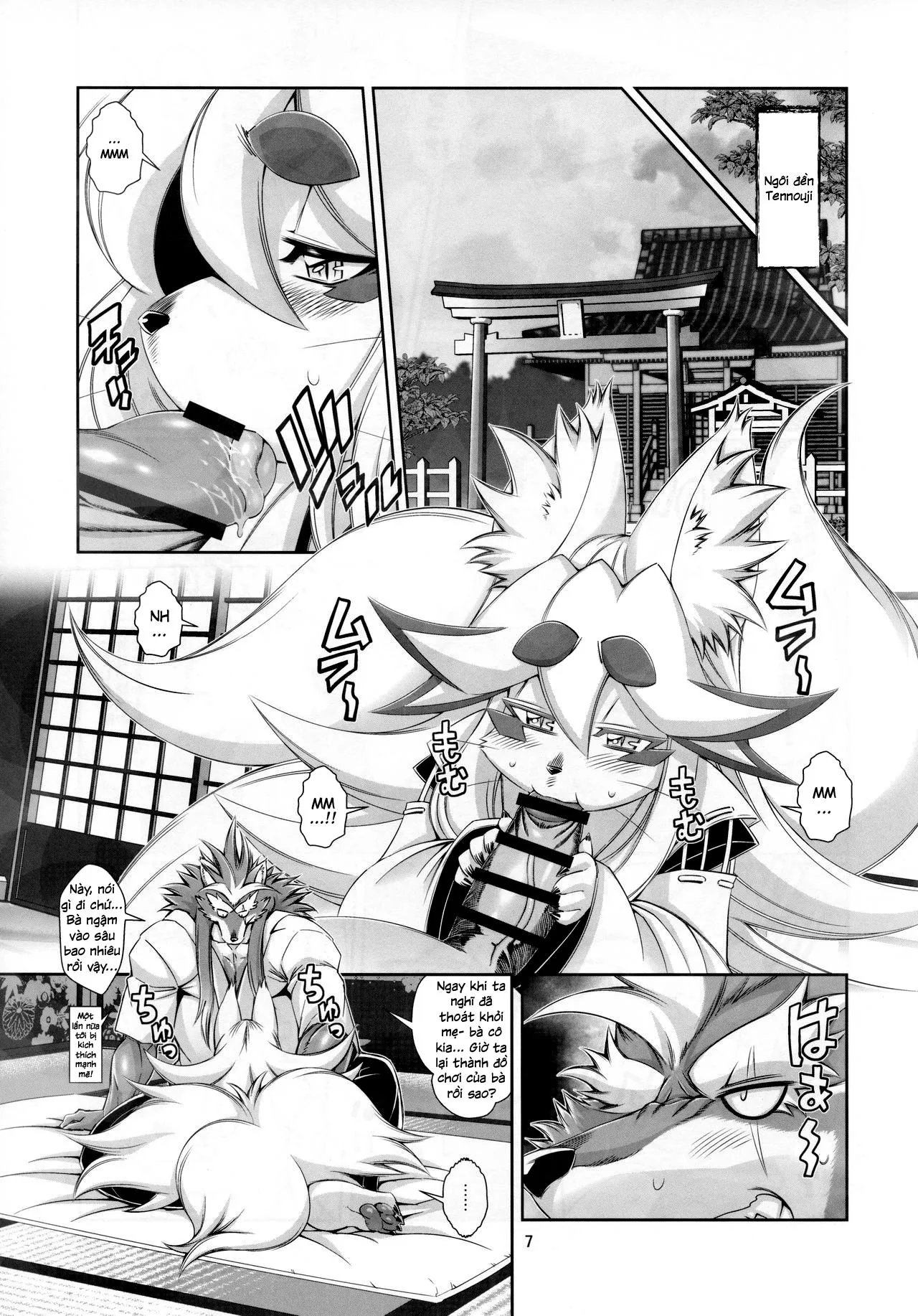 HentaiVN.net - Ảnh 10 - Mahou no Juujin Foxy Rena [Kemono of magic - Foxy Rena] - Tập 10 - Tình cảm của Otama