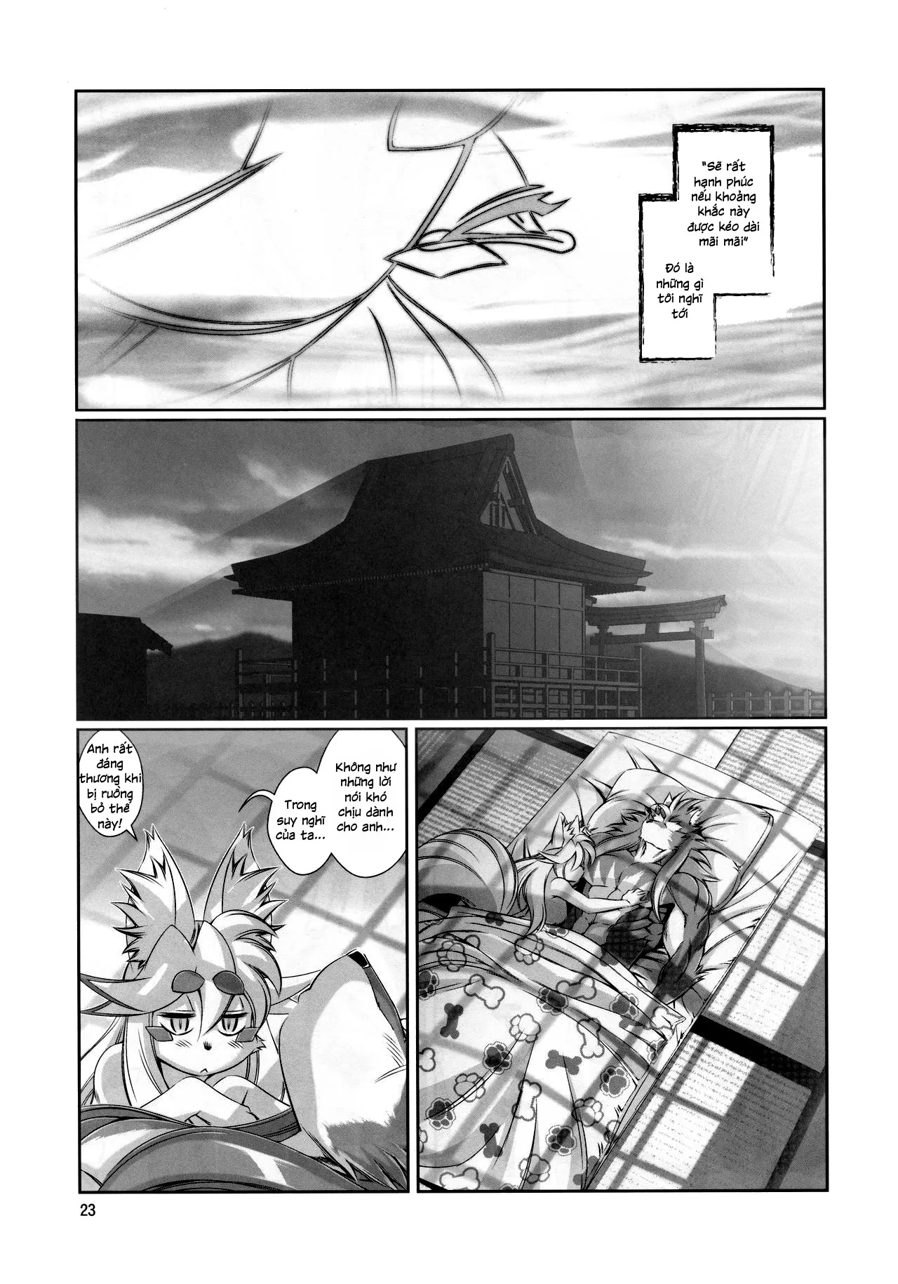 HentaiVN.net - Ảnh 26 - Mahou no Juujin Foxy Rena [Kemono of magic - Foxy Rena] - Tập 10 - Tình cảm của Otama