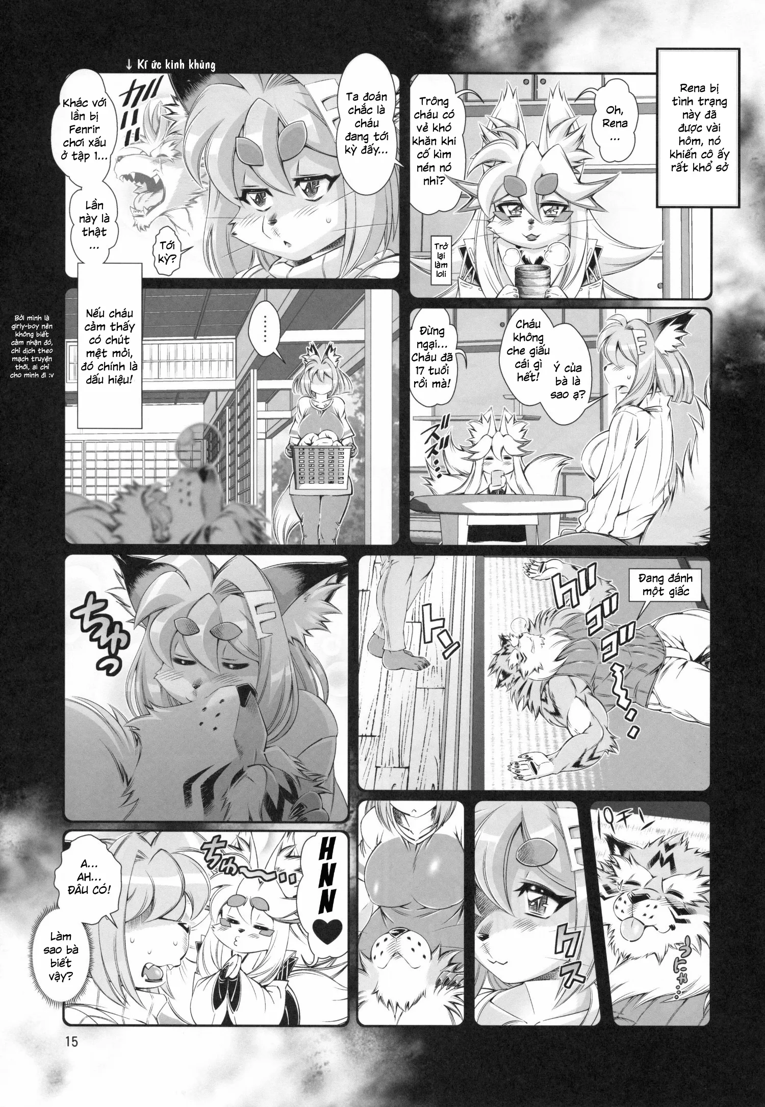 HentaiVN.net - Ảnh 18 - Mahou no Juujin Foxy Rena [Kemono of magic - Foxy Rena] - Tập 12 - Cùng chơi trò đóng vai!
