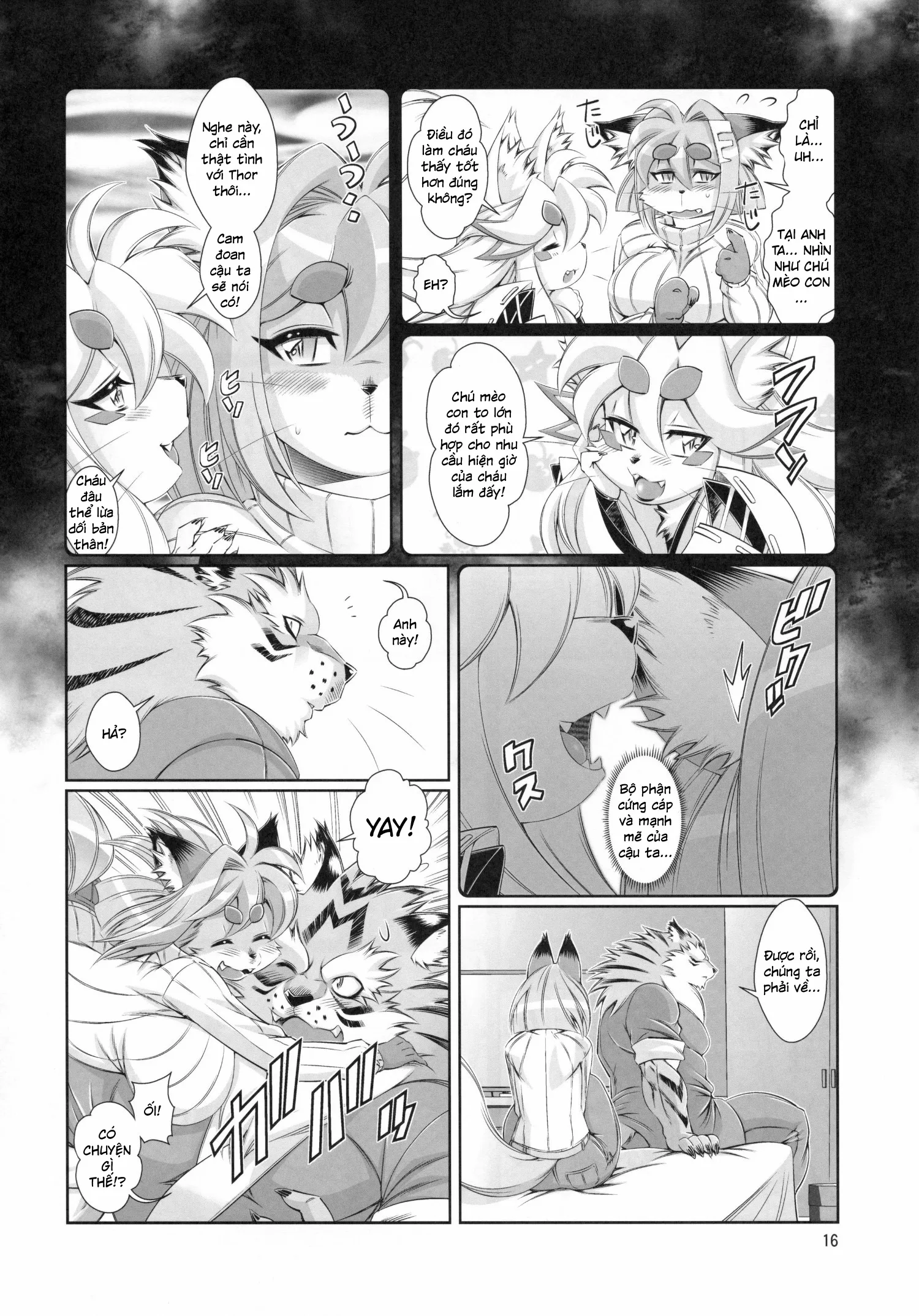 HentaiVN.net - Ảnh 19 - Mahou no Juujin Foxy Rena [Kemono of magic - Foxy Rena] - Tập 12 - Cùng chơi trò đóng vai!