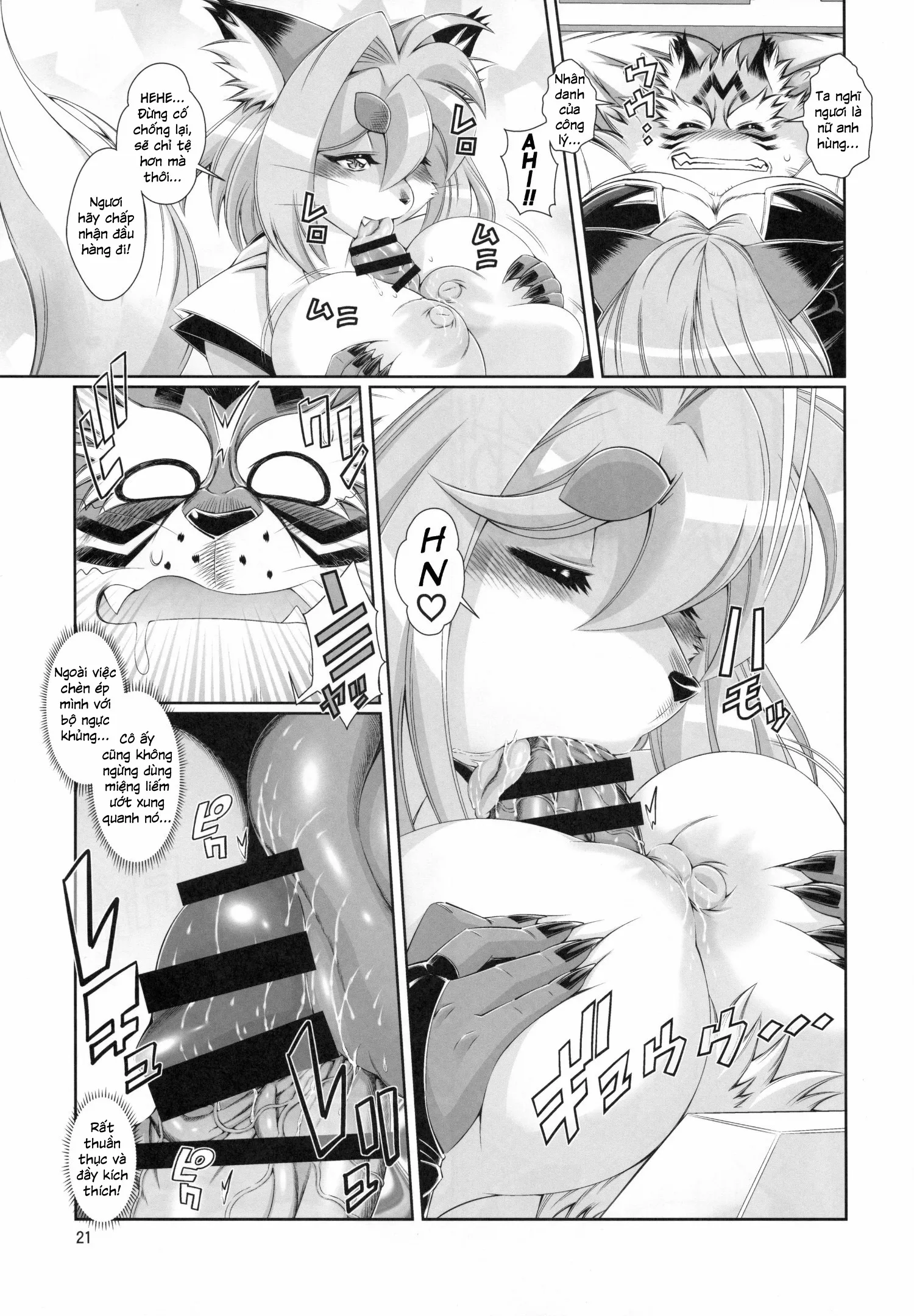 HentaiVN.net - Ảnh 24 - Mahou no Juujin Foxy Rena [Kemono of magic - Foxy Rena] - Tập 12 - Cùng chơi trò đóng vai!